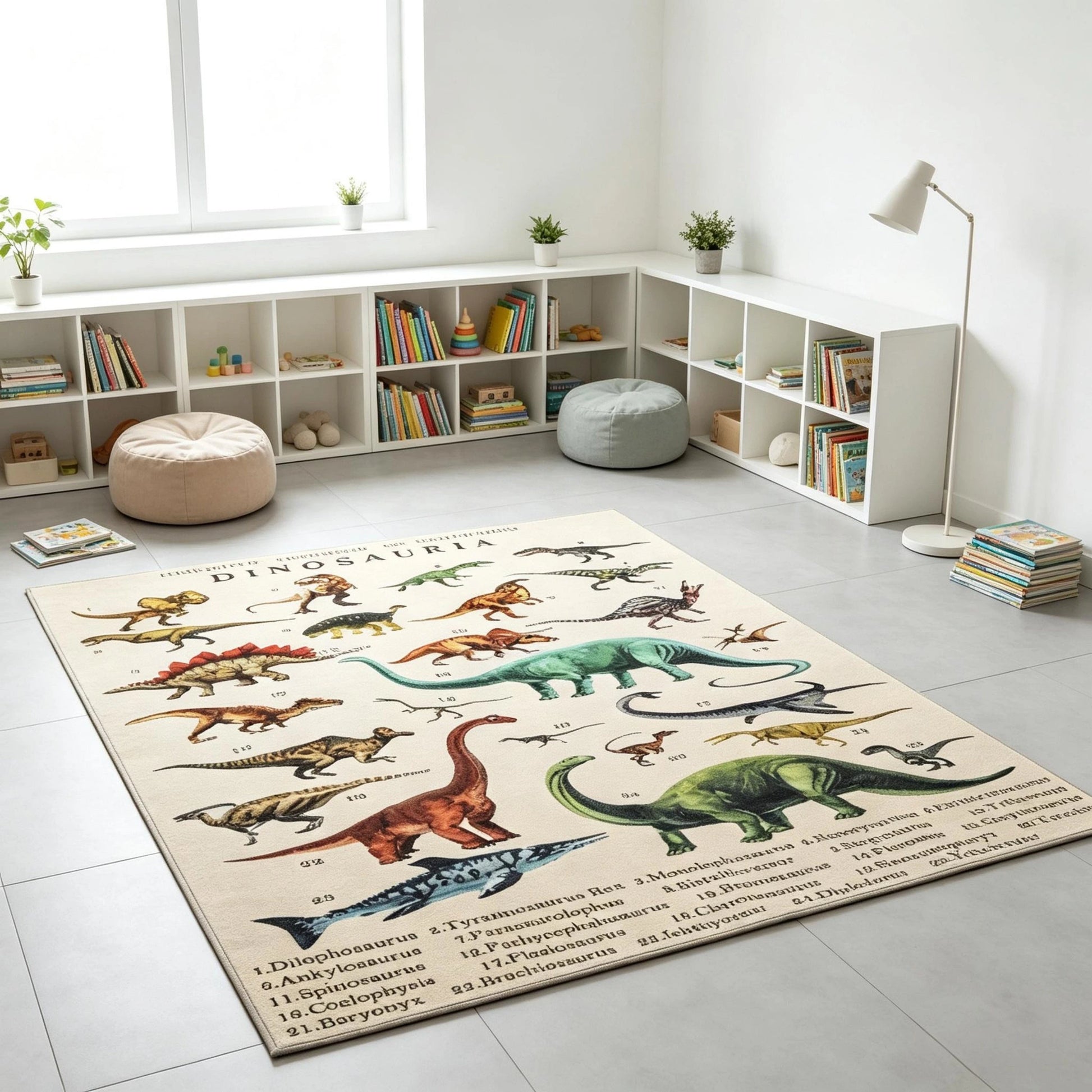 Interactive Dinosaur Discovery Kids Rug