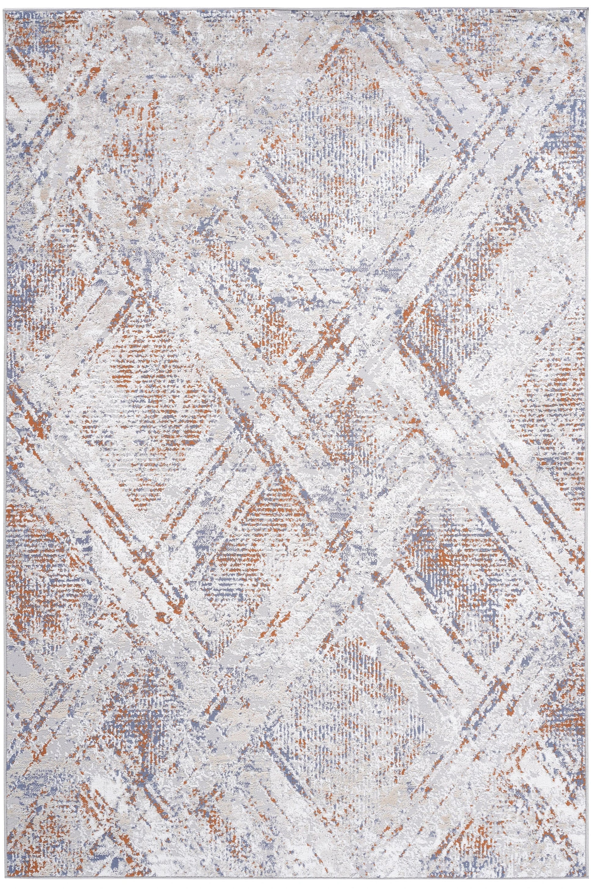 Loom & Luxe Beige & Geometric Area Rug