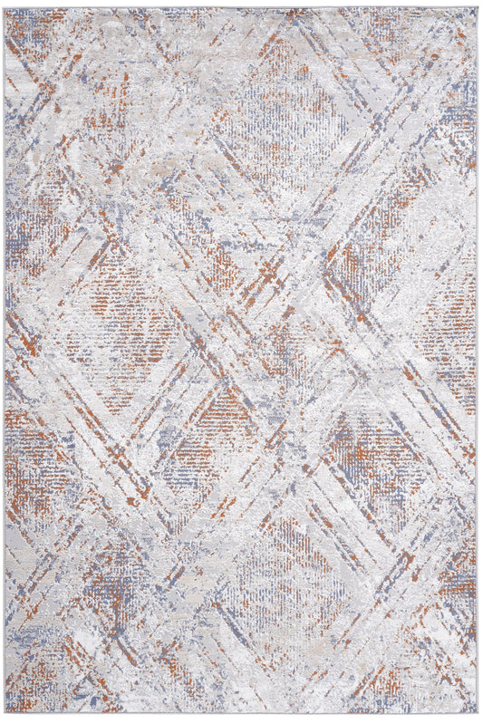 Loom & Luxe Beige & Geometric Area Rug