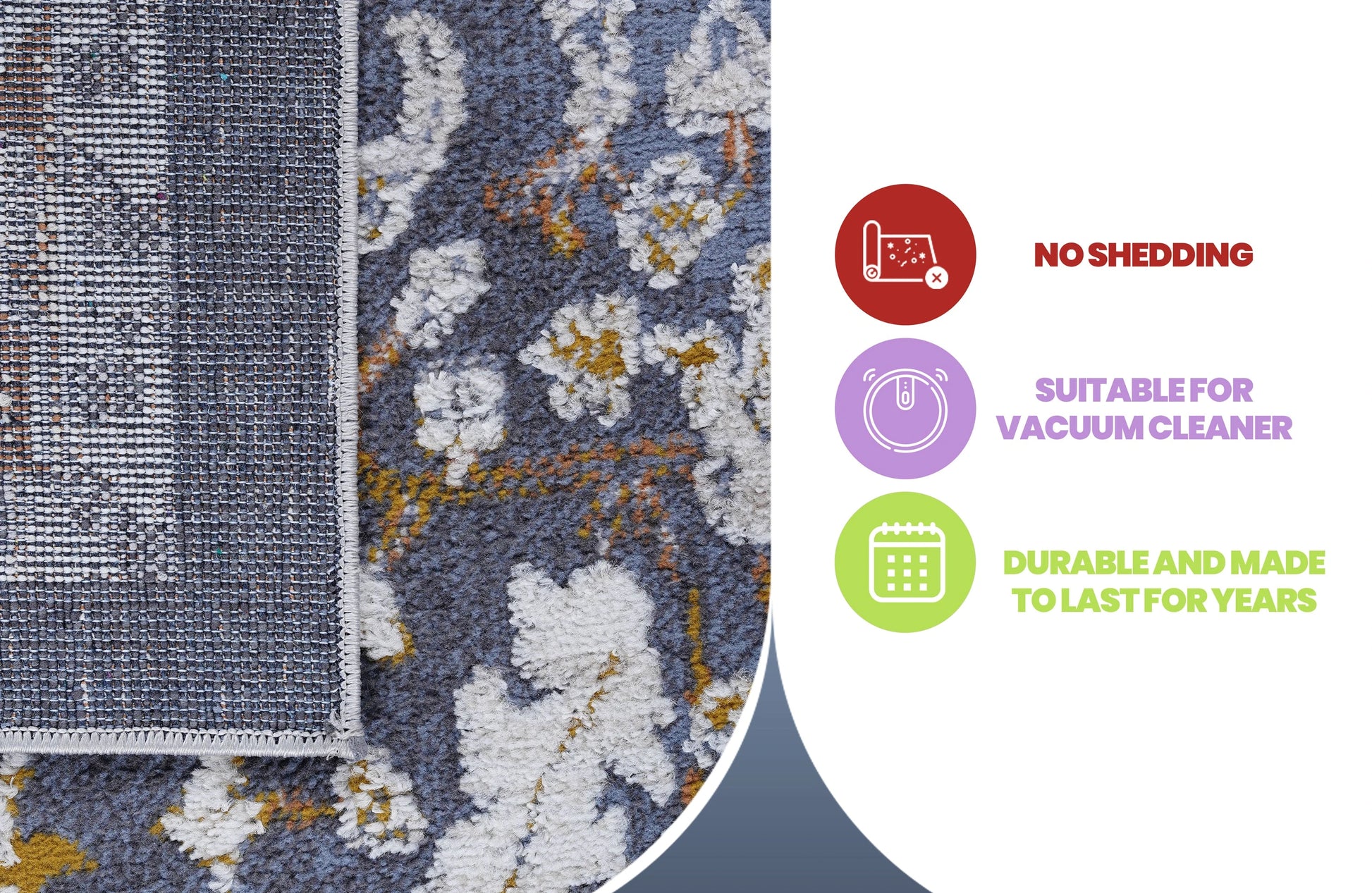 Loom & Luxe Blue & Traditional Area Rug