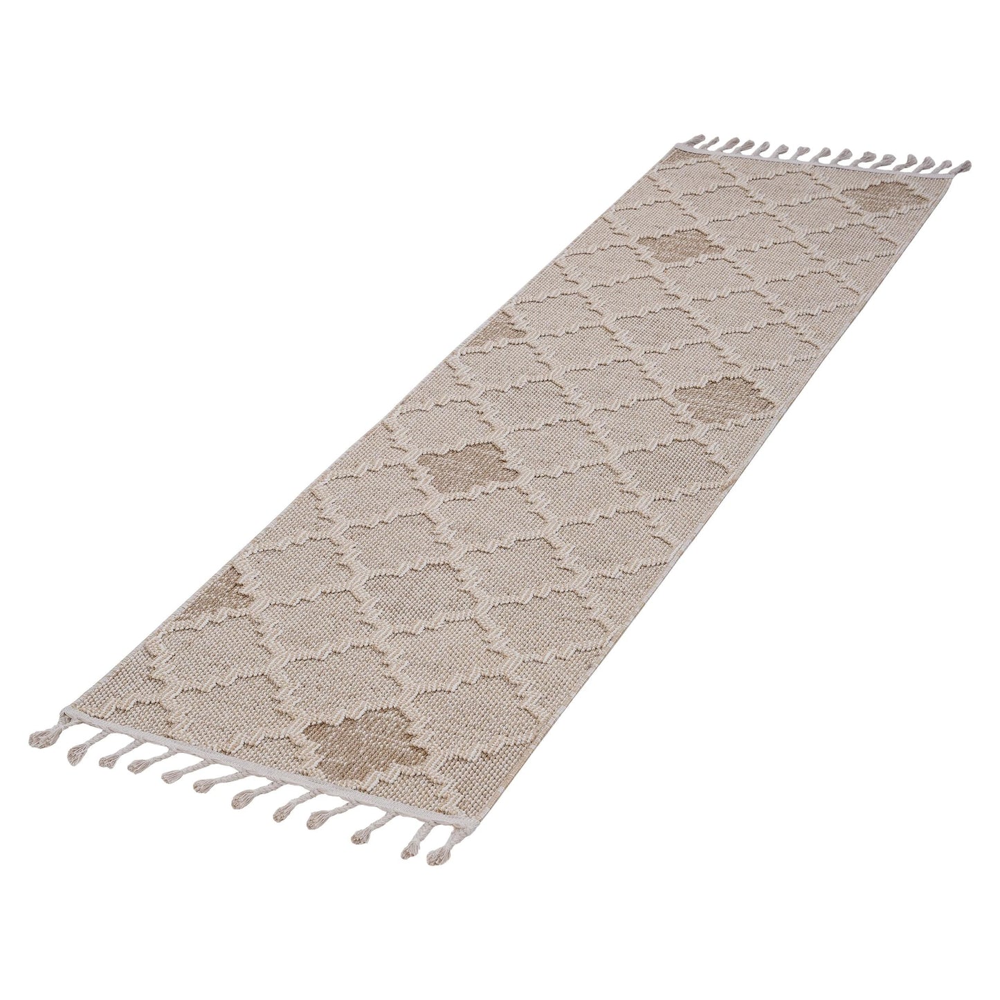 Loom & Luxe Cream & Trellis Indoor/Outdoor Area Rug