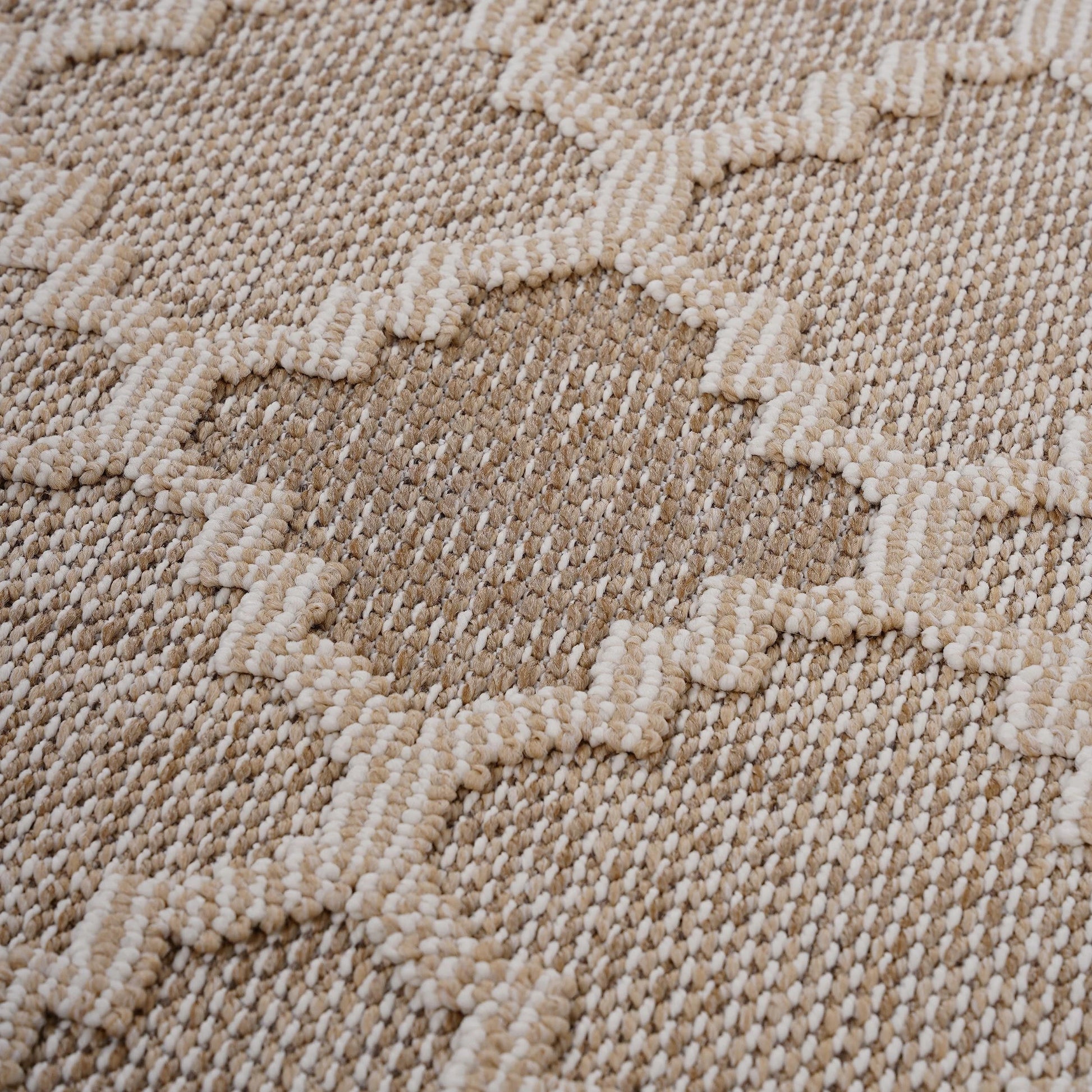 Loom & Luxe Cream & Trellis Indoor/Outdoor Area Rug