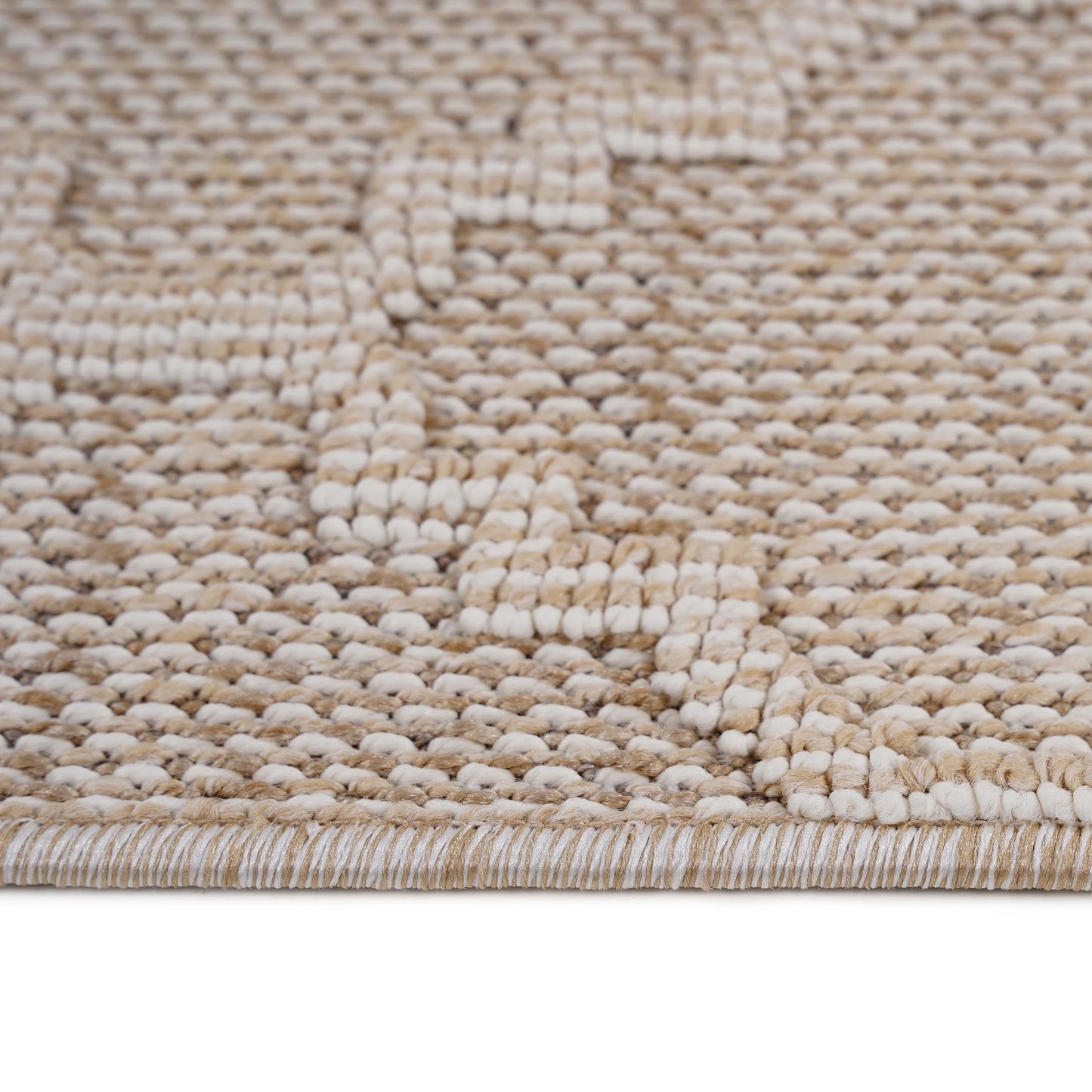 Loom & Luxe Cream & Trellis Indoor/Outdoor Area Rug