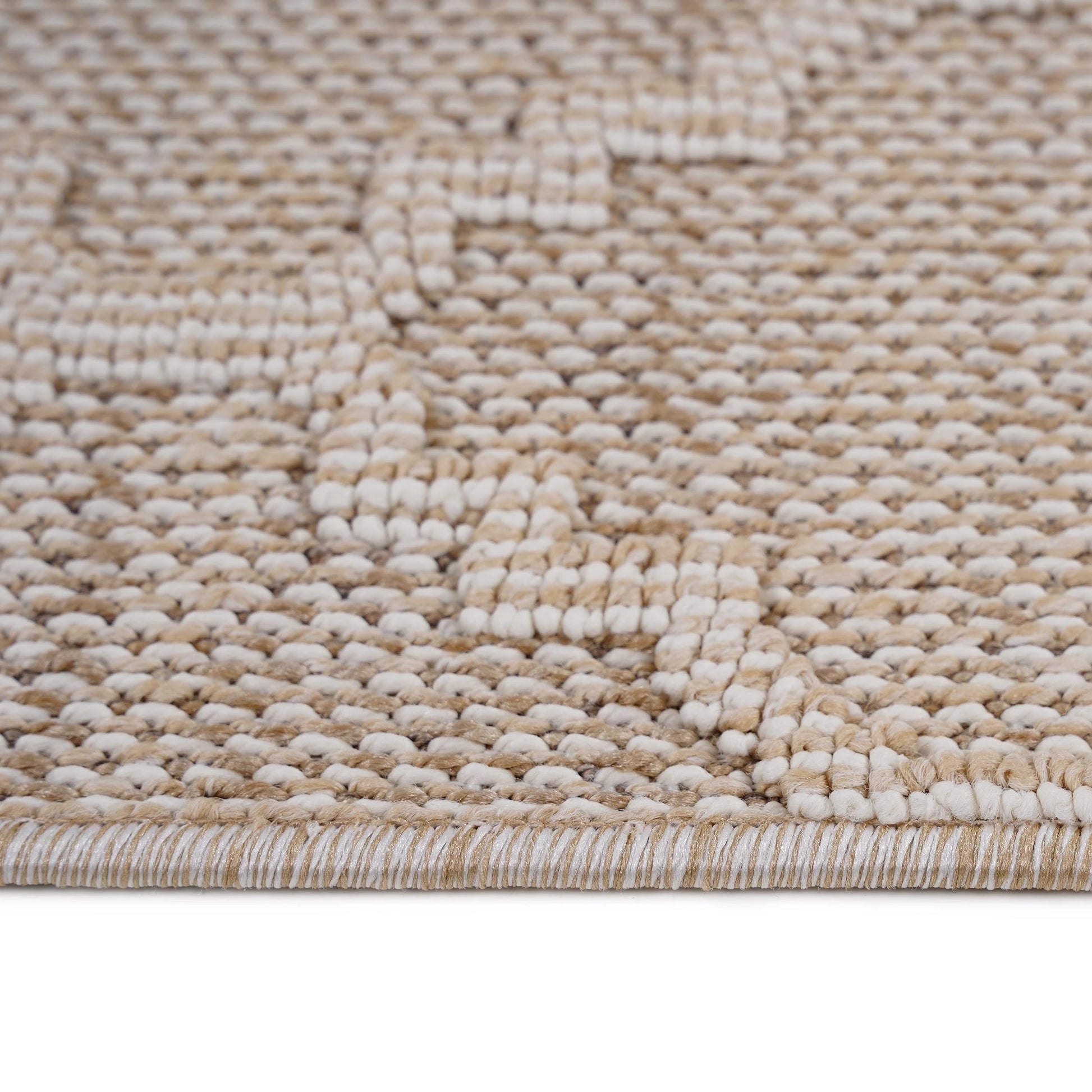 Loom & Luxe Cream & Trellis Indoor/Outdoor Area Rug