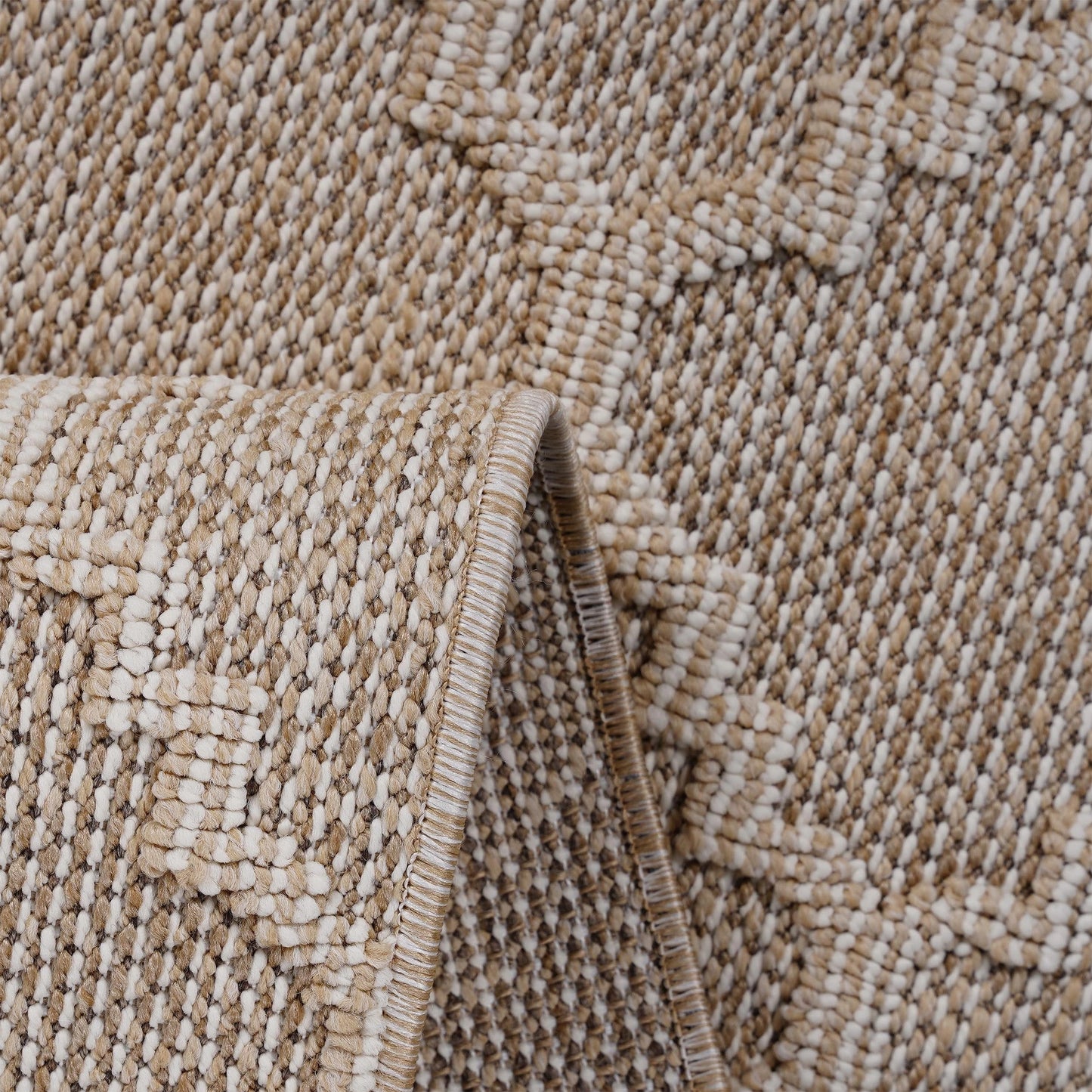 Loom & Luxe Cream & Trellis Indoor/Outdoor Area Rug