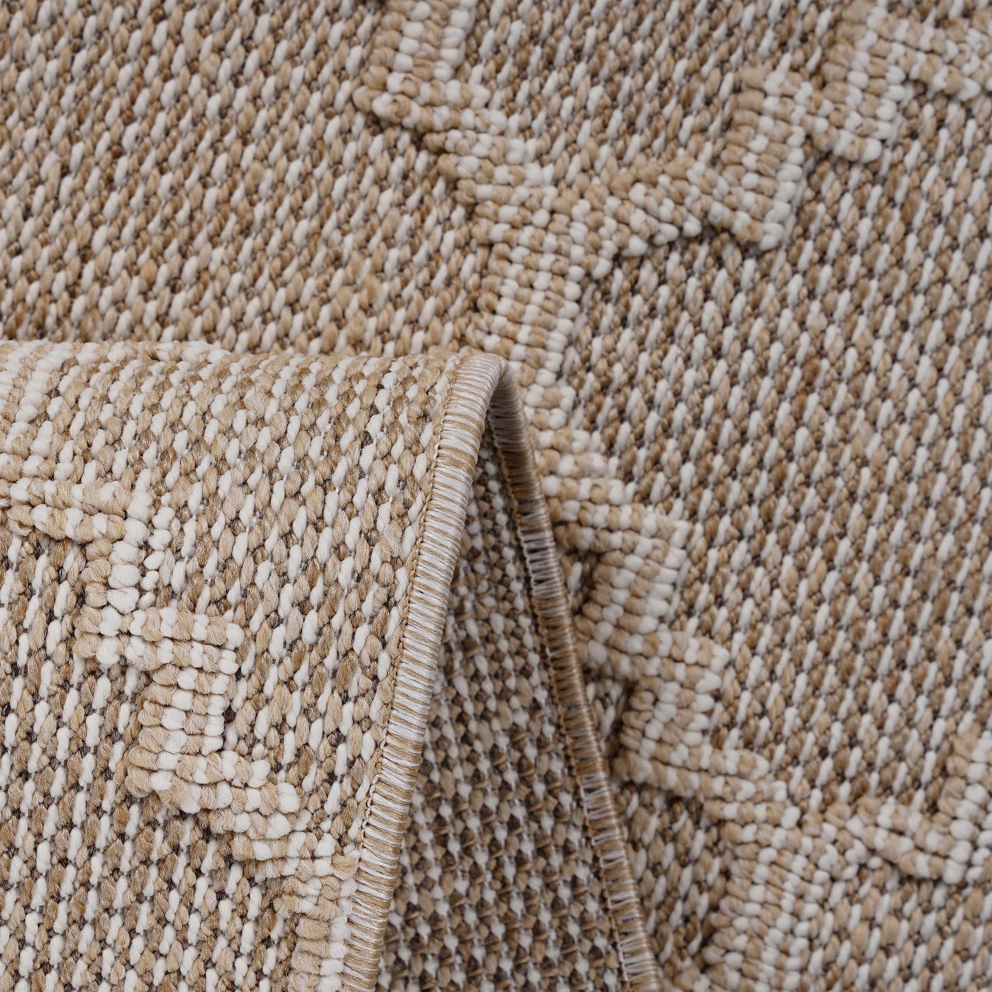Loom & Luxe Cream & Trellis Indoor/Outdoor Area Rug