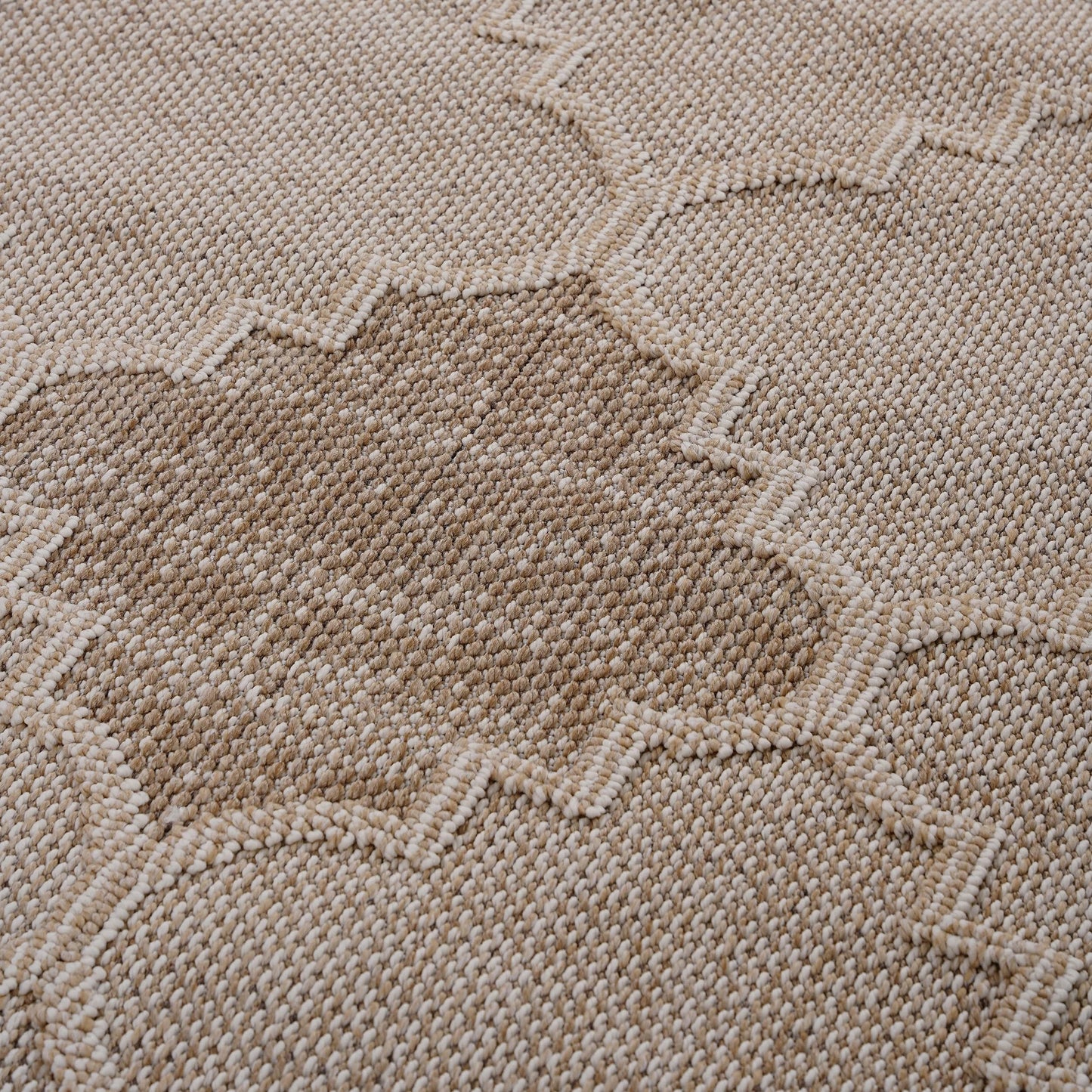 Loom & Luxe Cream & Trellis Indoor/Outdoor Area Rug