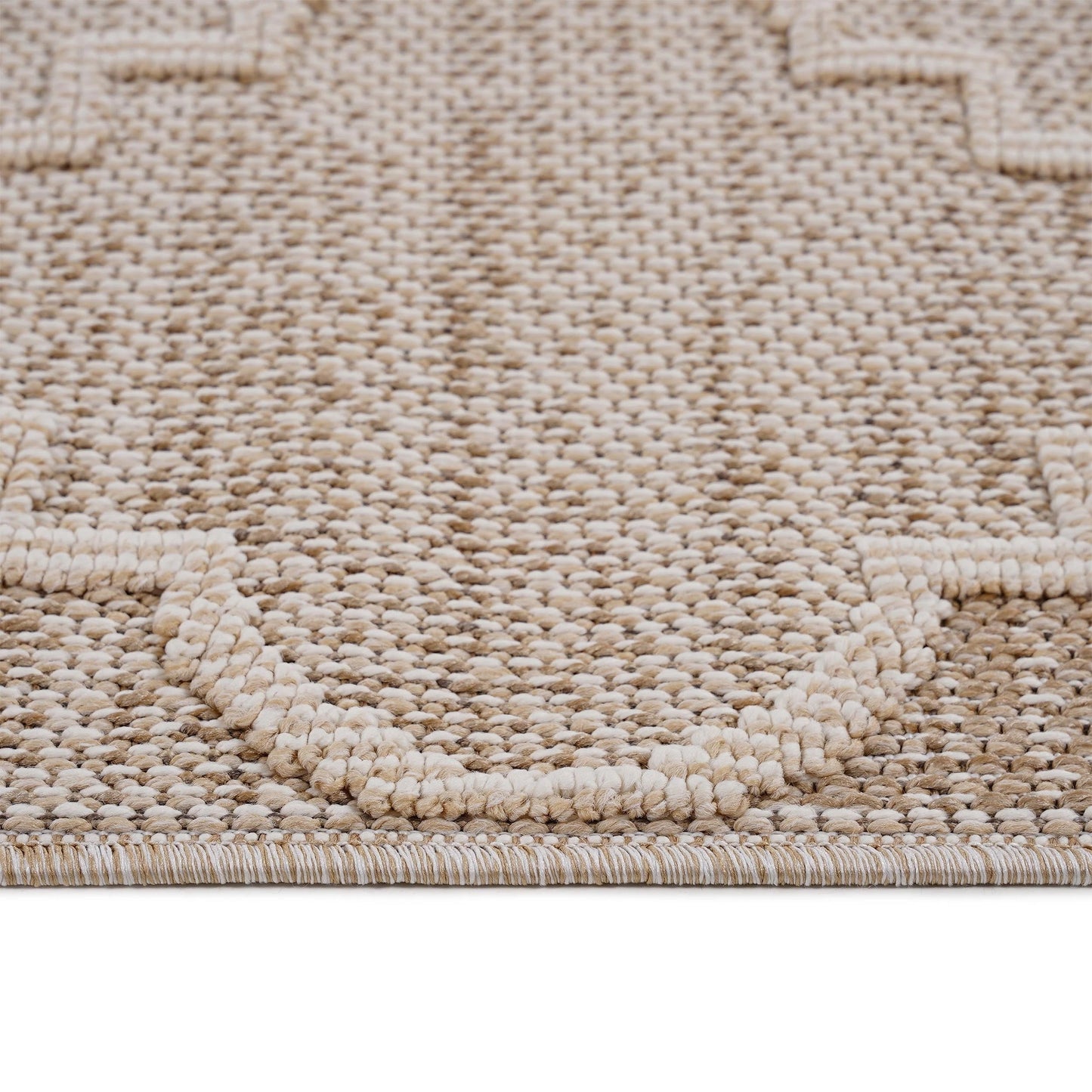 Loom & Luxe Cream & Trellis Indoor/Outdoor Area Rug