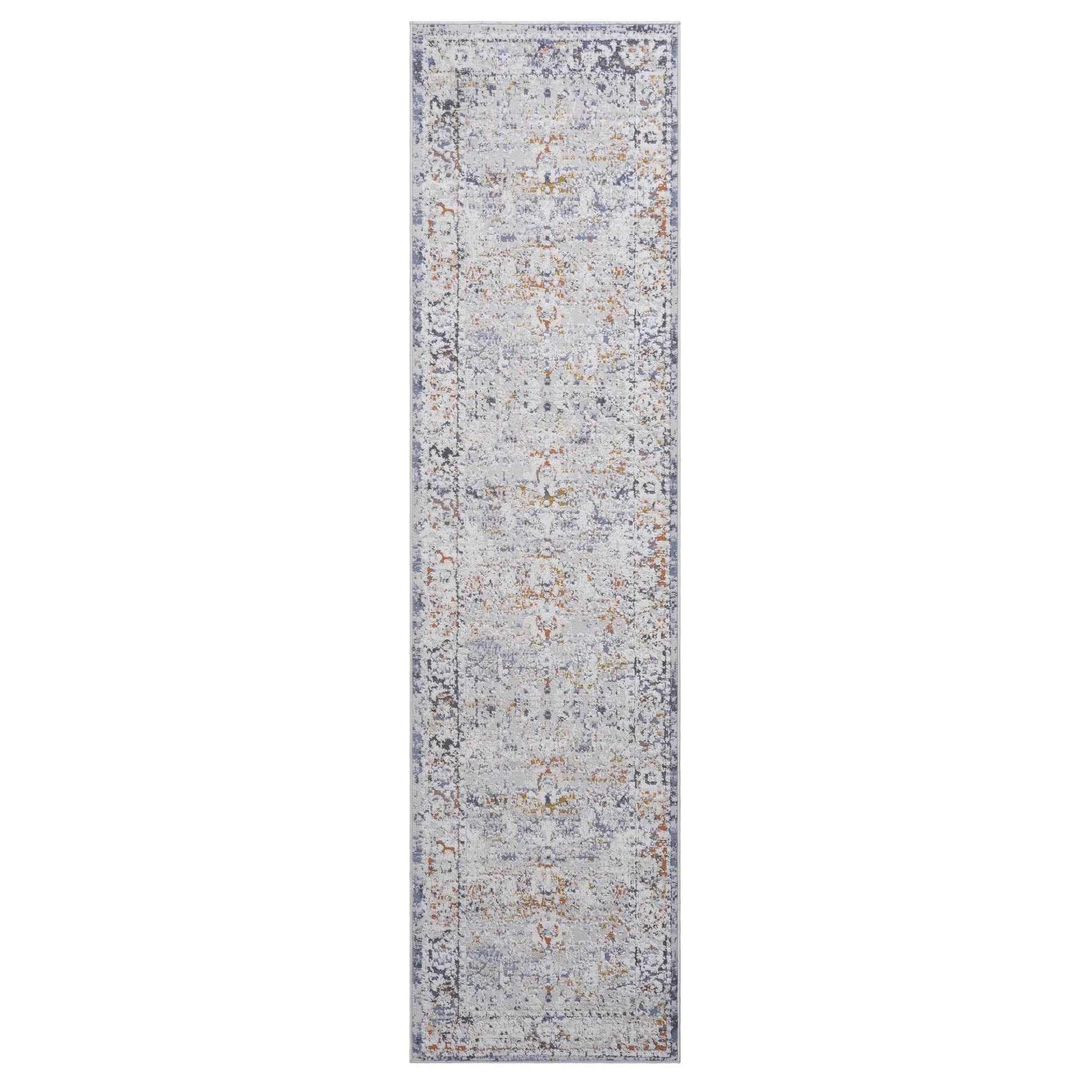 Loom & Luxe Ivory & Grey & Traditional Area Rug