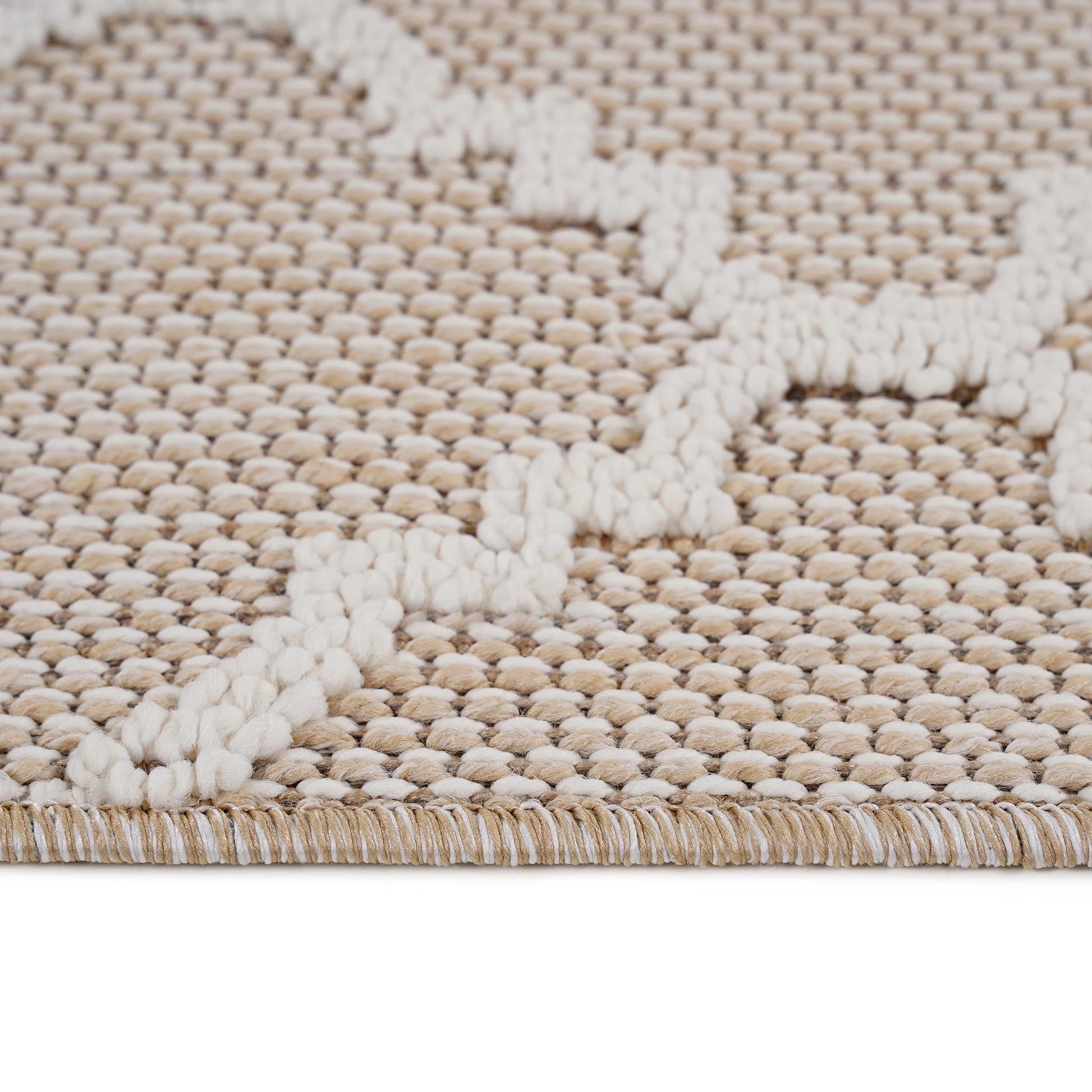 Loom & Luxe Ivory & Trellis Indoor/Outdoor Area Rug