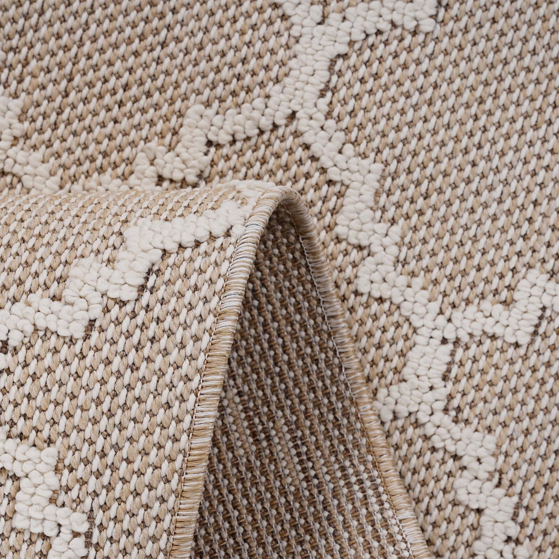 Loom & Luxe Ivory & Trellis Indoor/Outdoor Area Rug