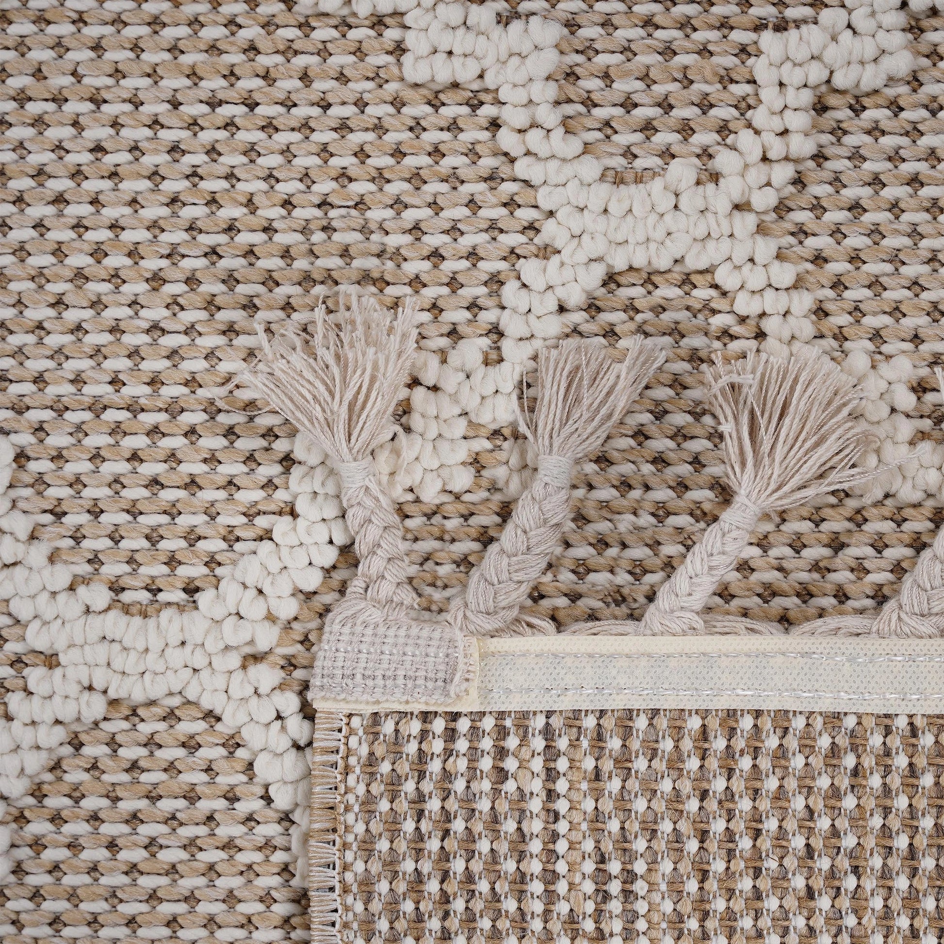Loom & Luxe Ivory & Trellis Indoor/Outdoor Area Rug