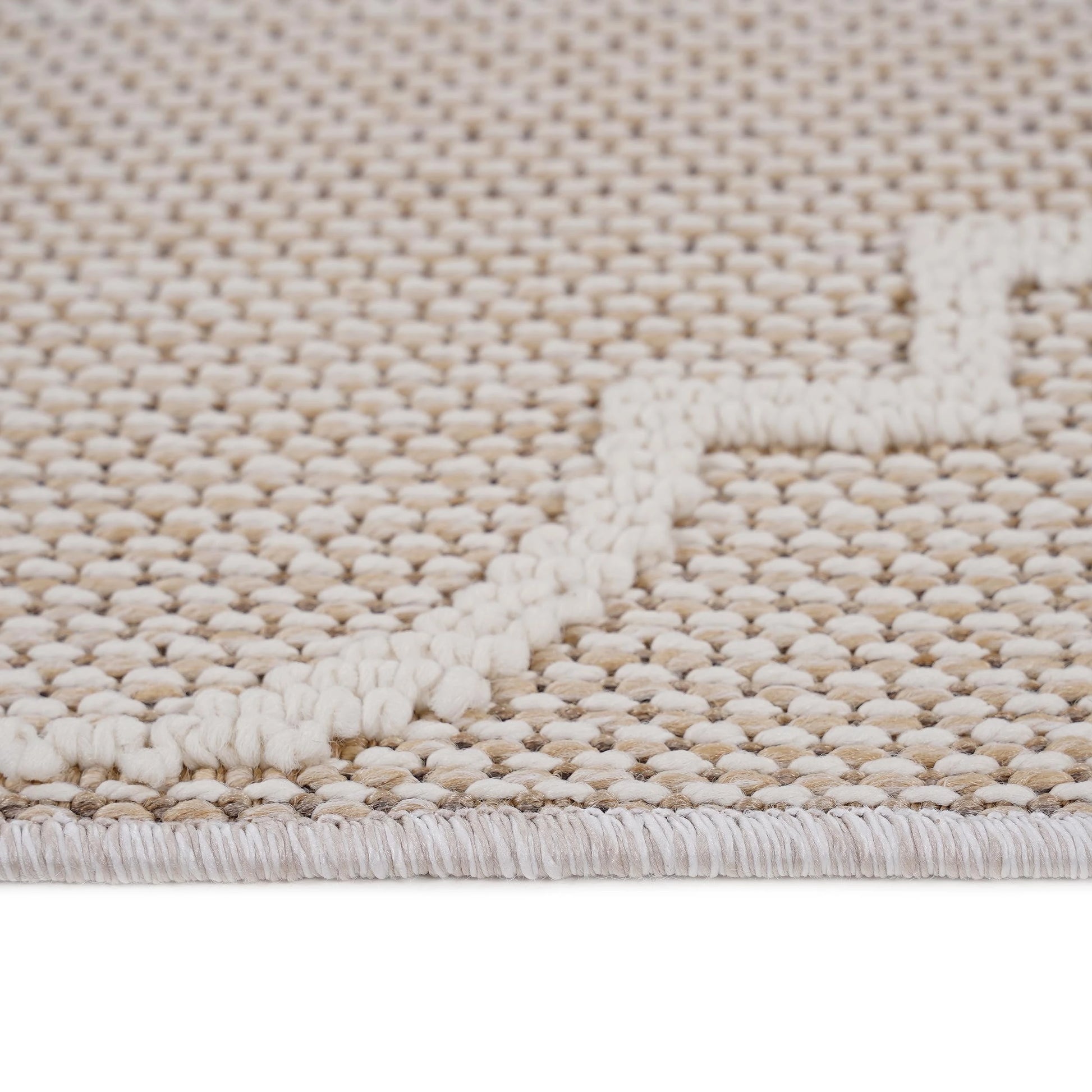 Loom & Luxe Ivory & Trellis Indoor/Outdoor Area Rug
