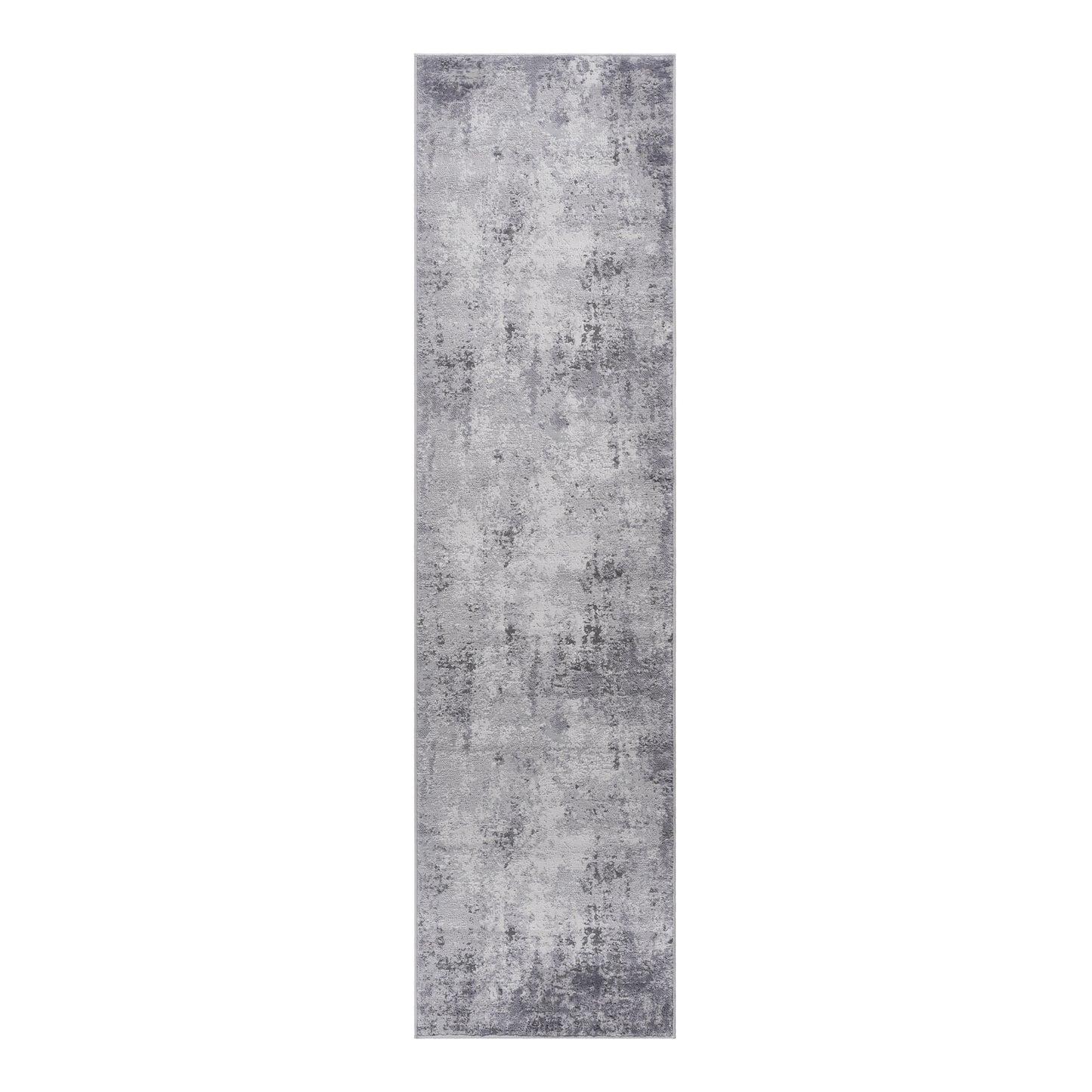 Loom & Luxe Light Grey & Abstract Area Rug