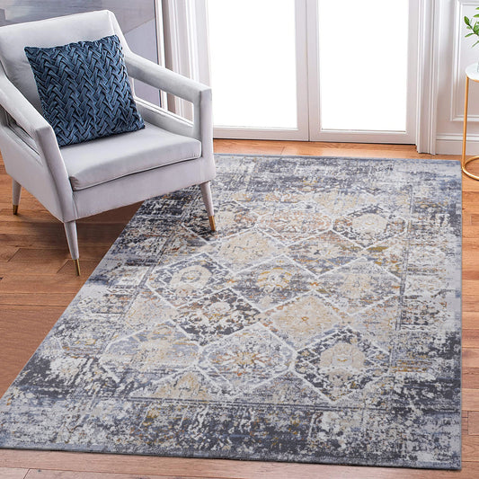 Loom & Luxe Multi & Traditional Area Rug
