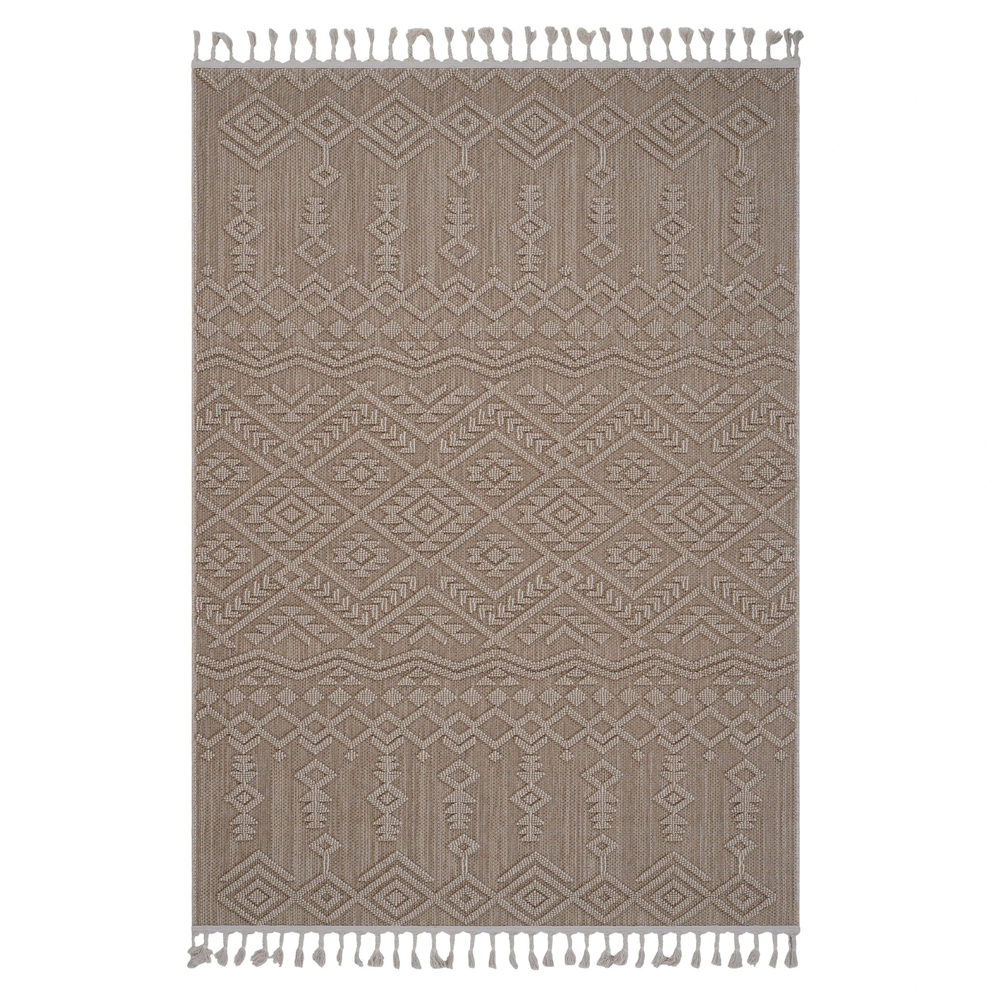Loom & Luxe Natural & Traditional Indoor/Outdoor Area Rug