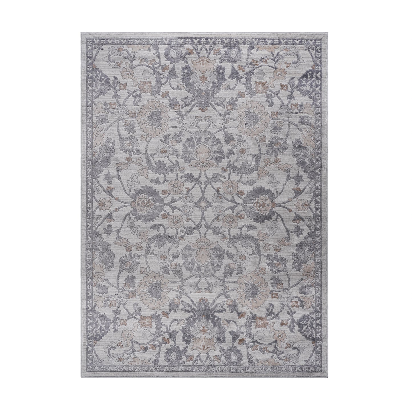 Loom & Luxe Sand & Ivory & Oriental Area Rug