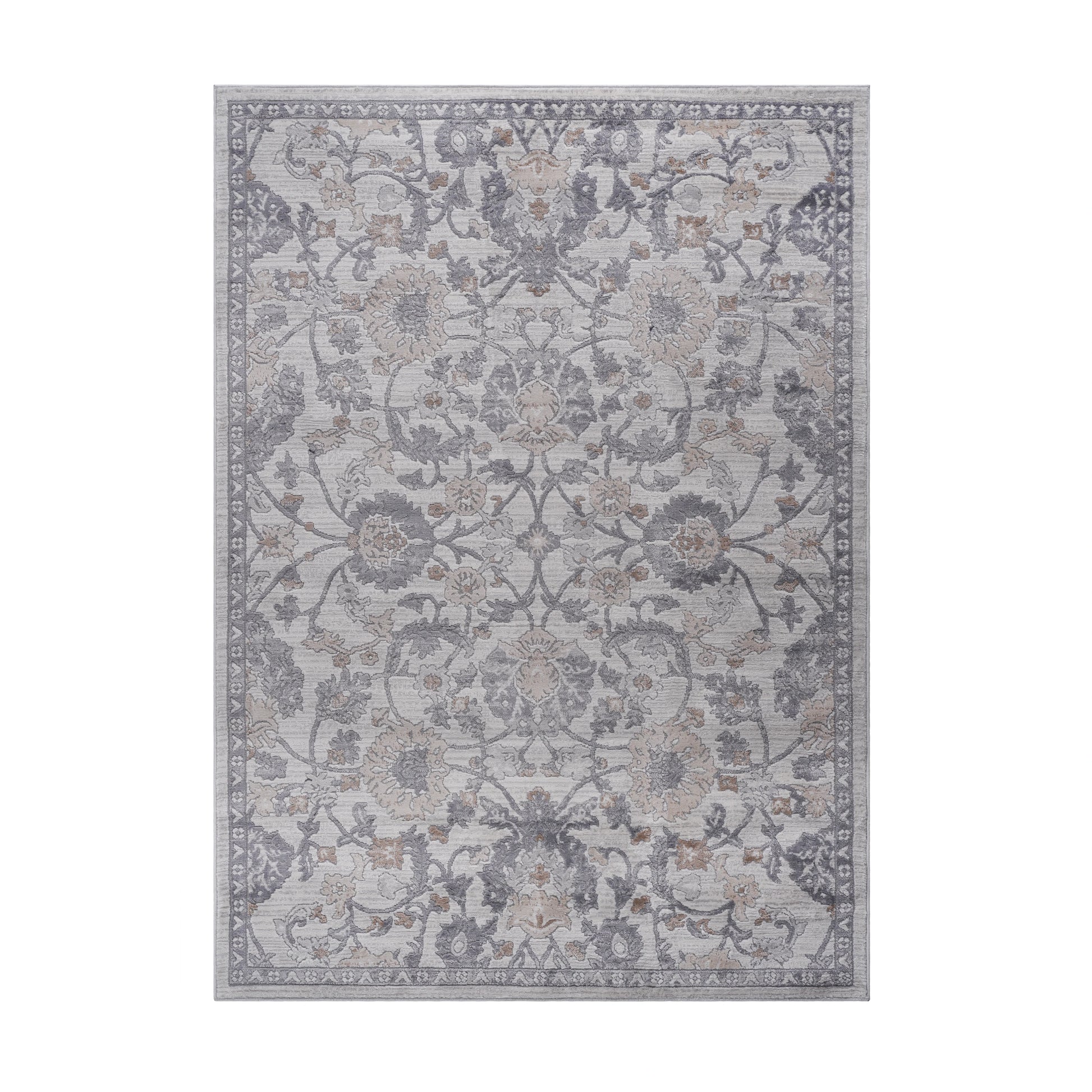 Loom & Luxe Sand & Ivory & Oriental Area Rug