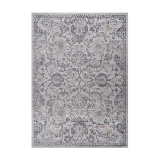 Loom & Luxe Sand & Ivory & Oriental Area Rug