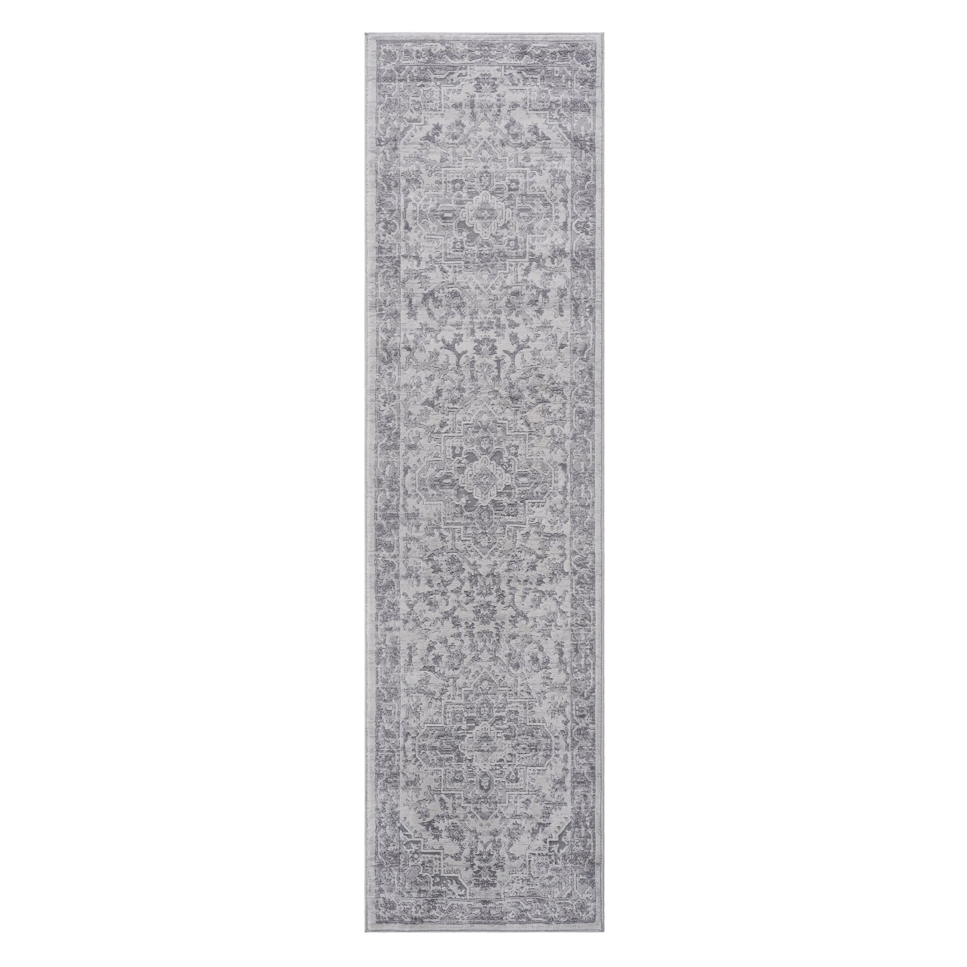 Loom & Luxe Silver & Oriental Area Rug