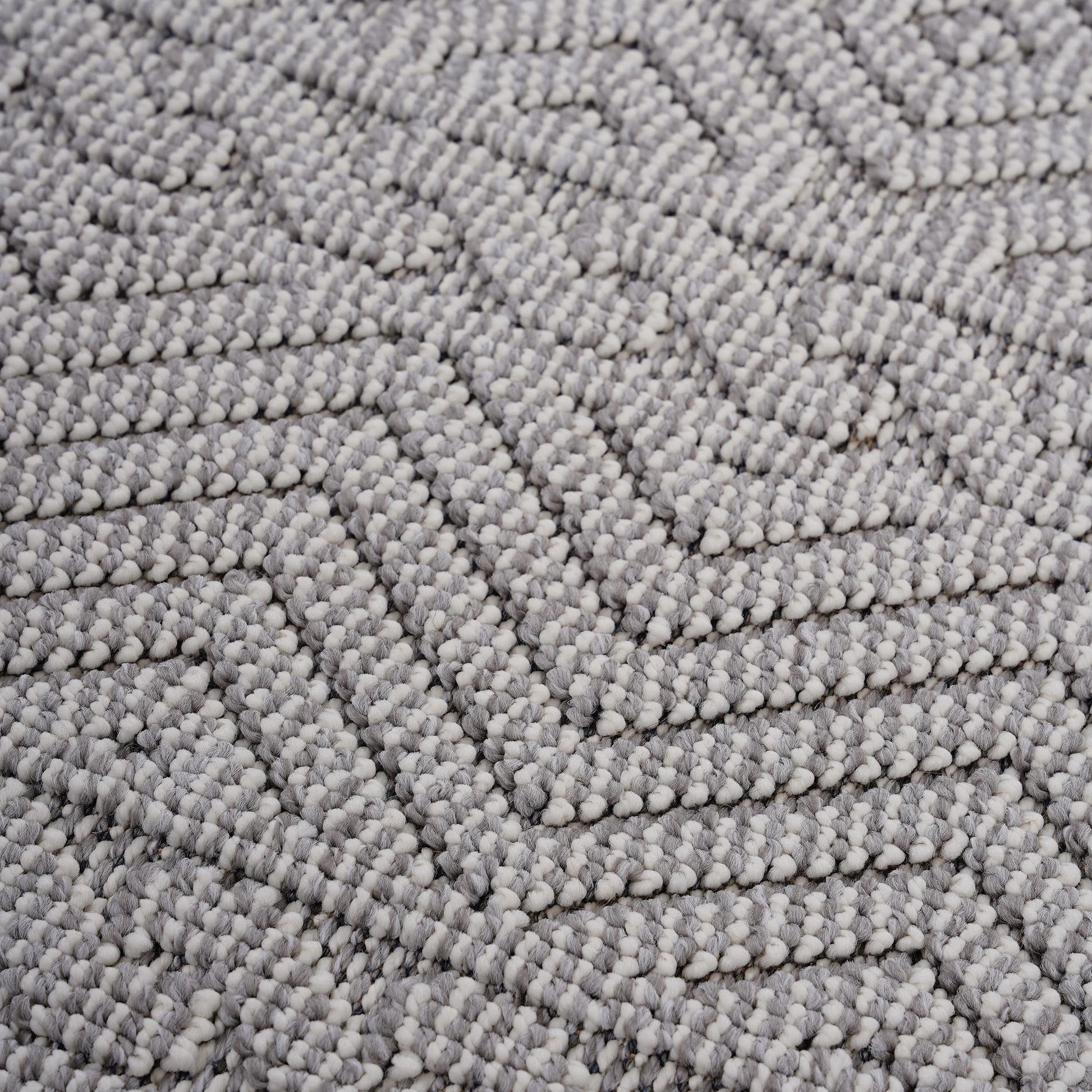 Loom & Luxe White & Geometric Indoor/Outdoor Area Rug