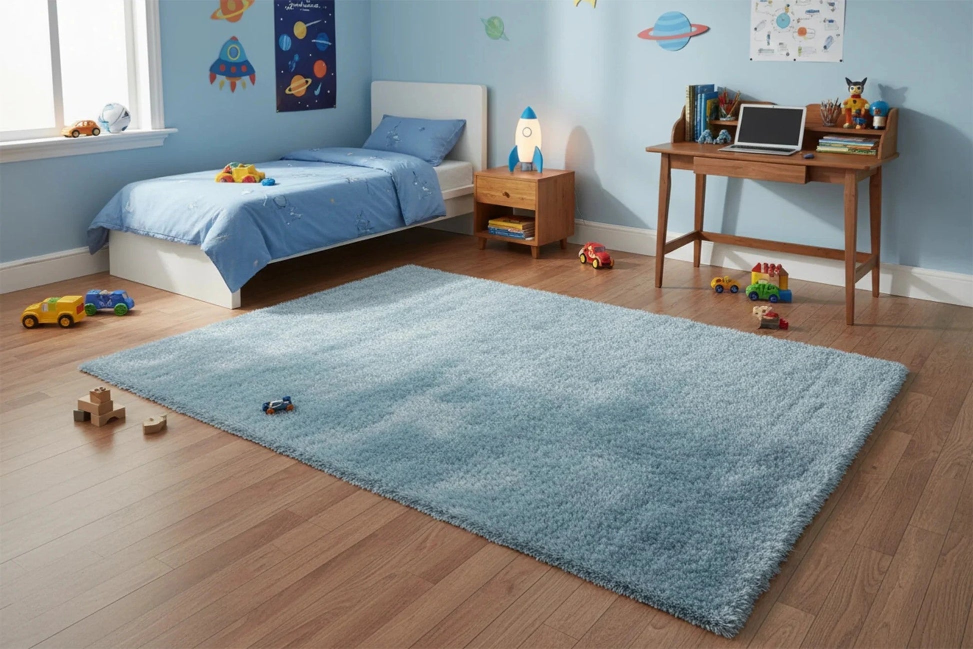 Merino Modern Soft Shag Area Rug