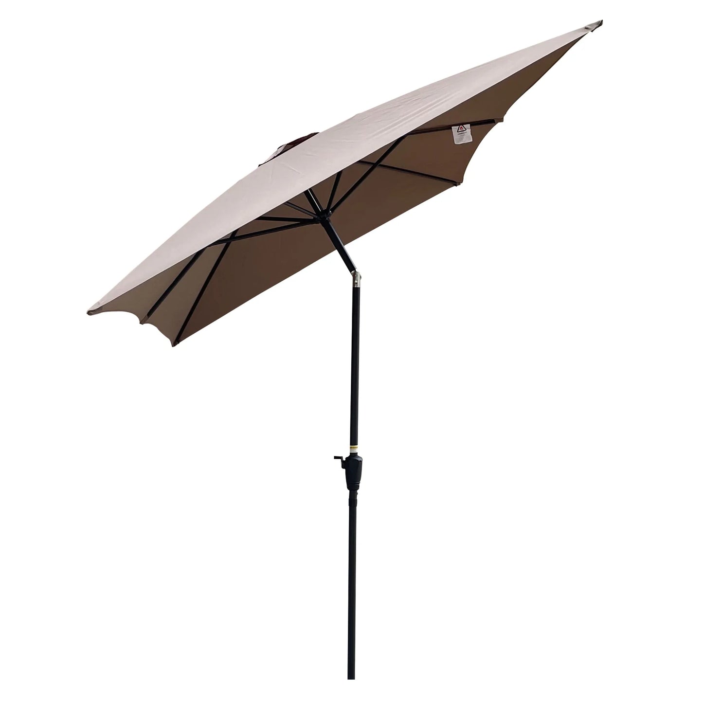 6 × 9-Foot Tilting Patio Umbrella with Crank – Mushroom – view 6