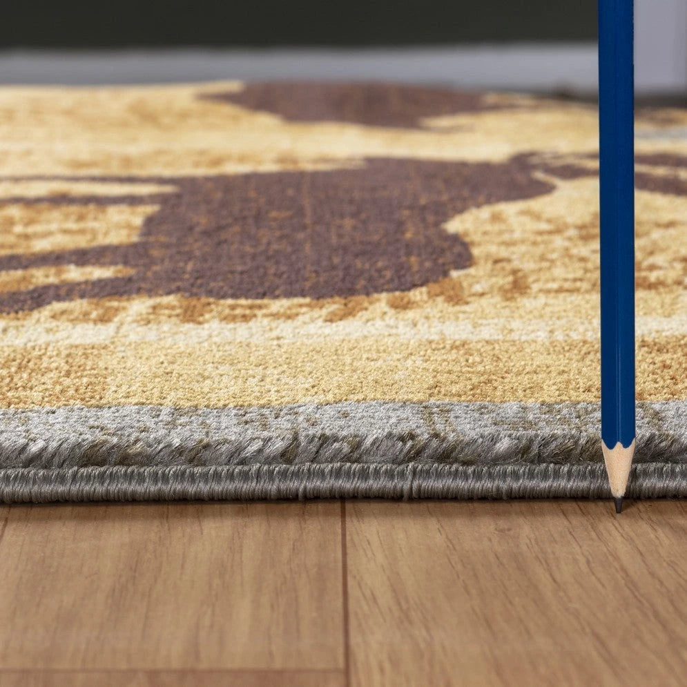 Nature's Nest Blue Lodge Area Rug — CBL3004