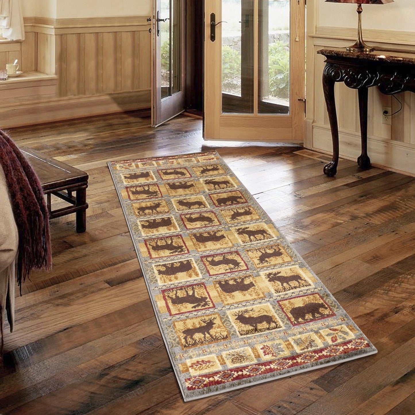 Nature's Nest Blue Lodge Area Rug — CBL3004