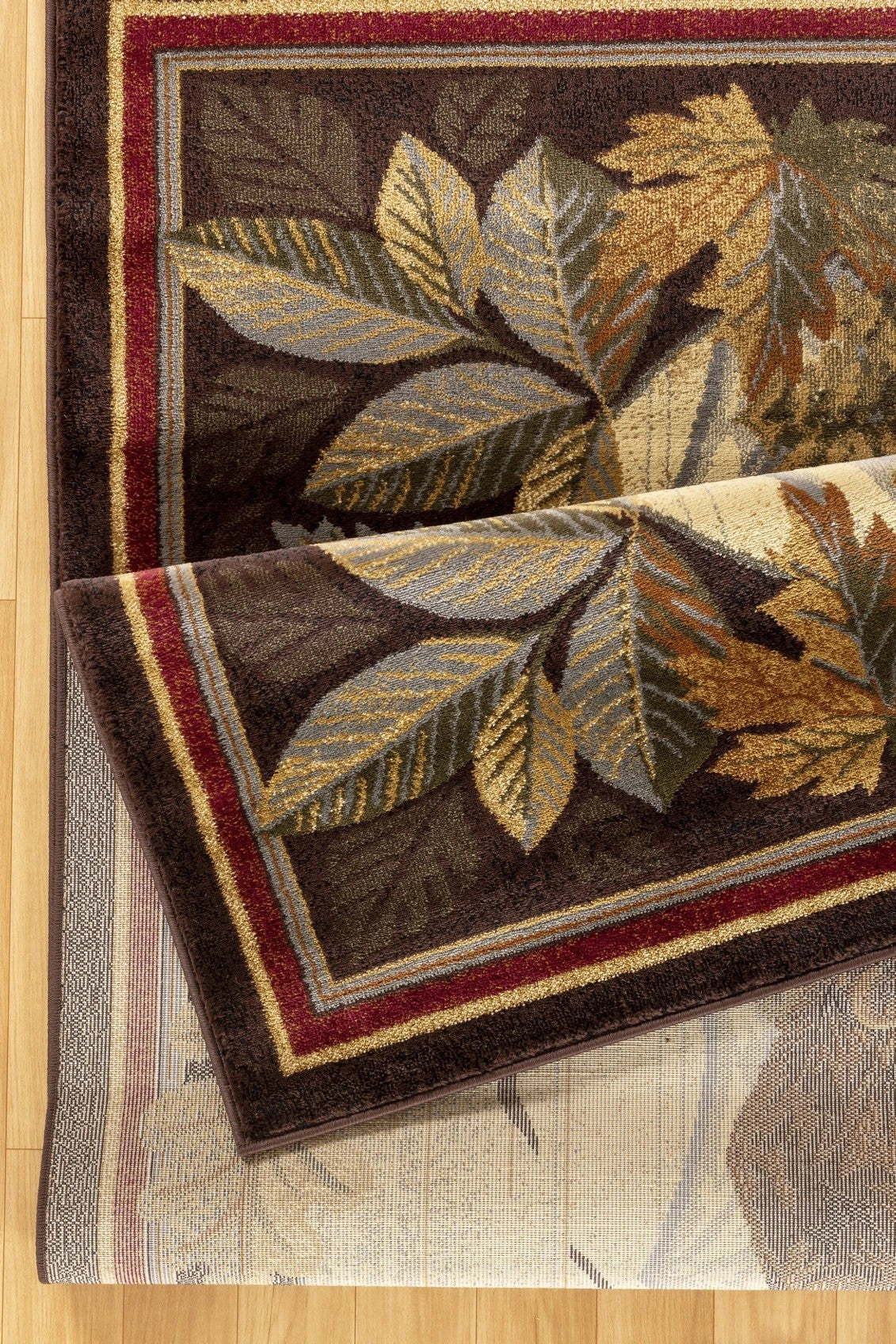 Nature's Nest Brown Lodge Area Rug — CBL3008