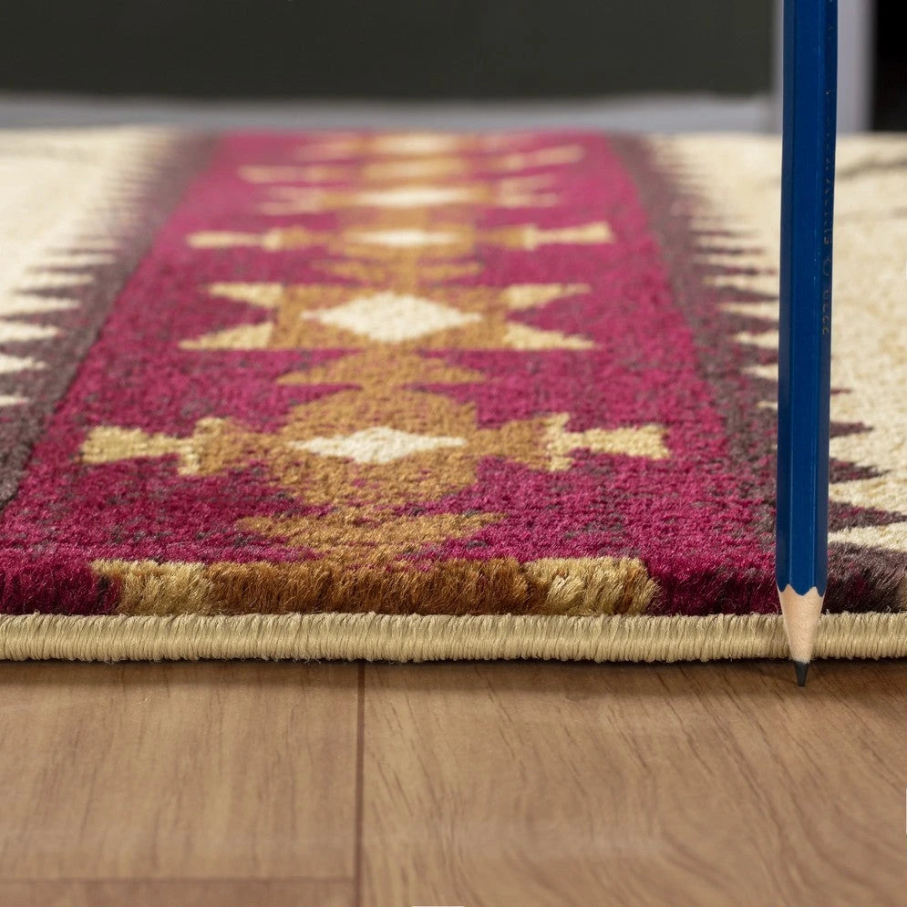 Nature's Nest Cream Lodge Area Rug — CBL3005