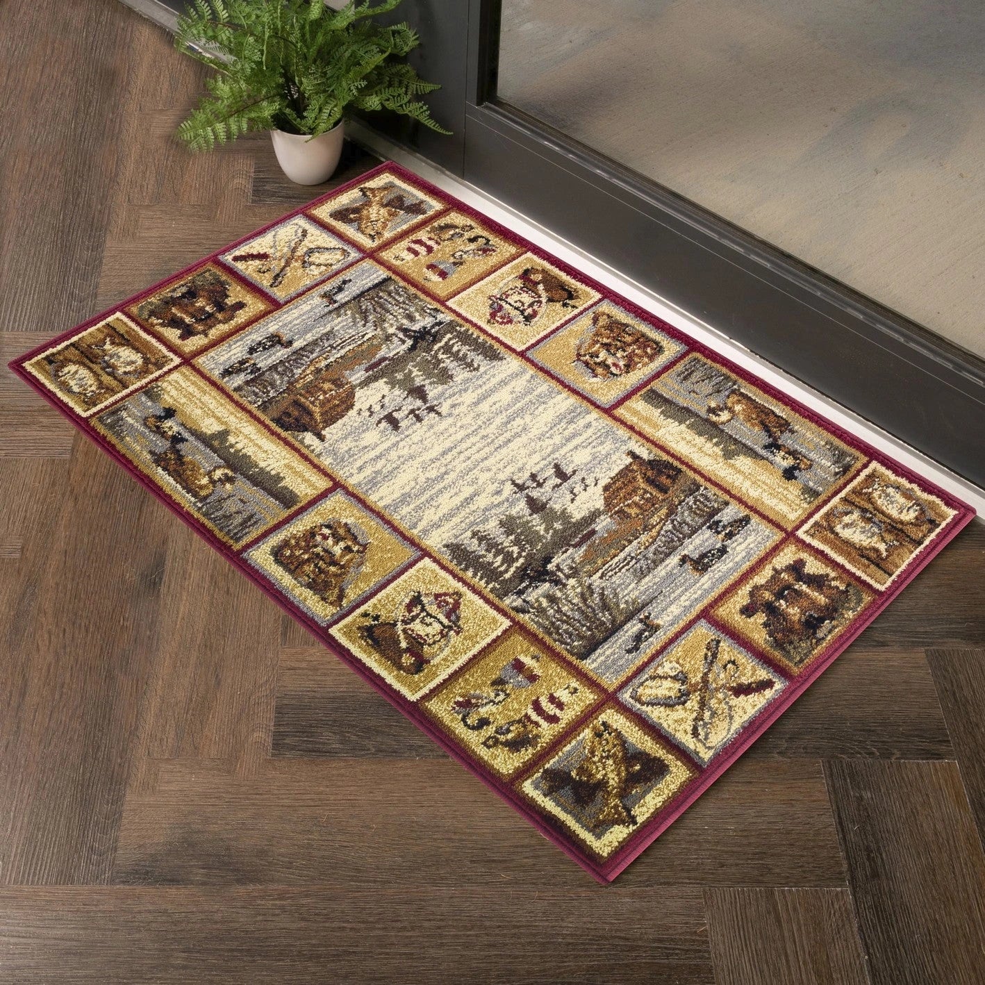 Nature's Nest Red Lodge Area Rug — CBL3003
