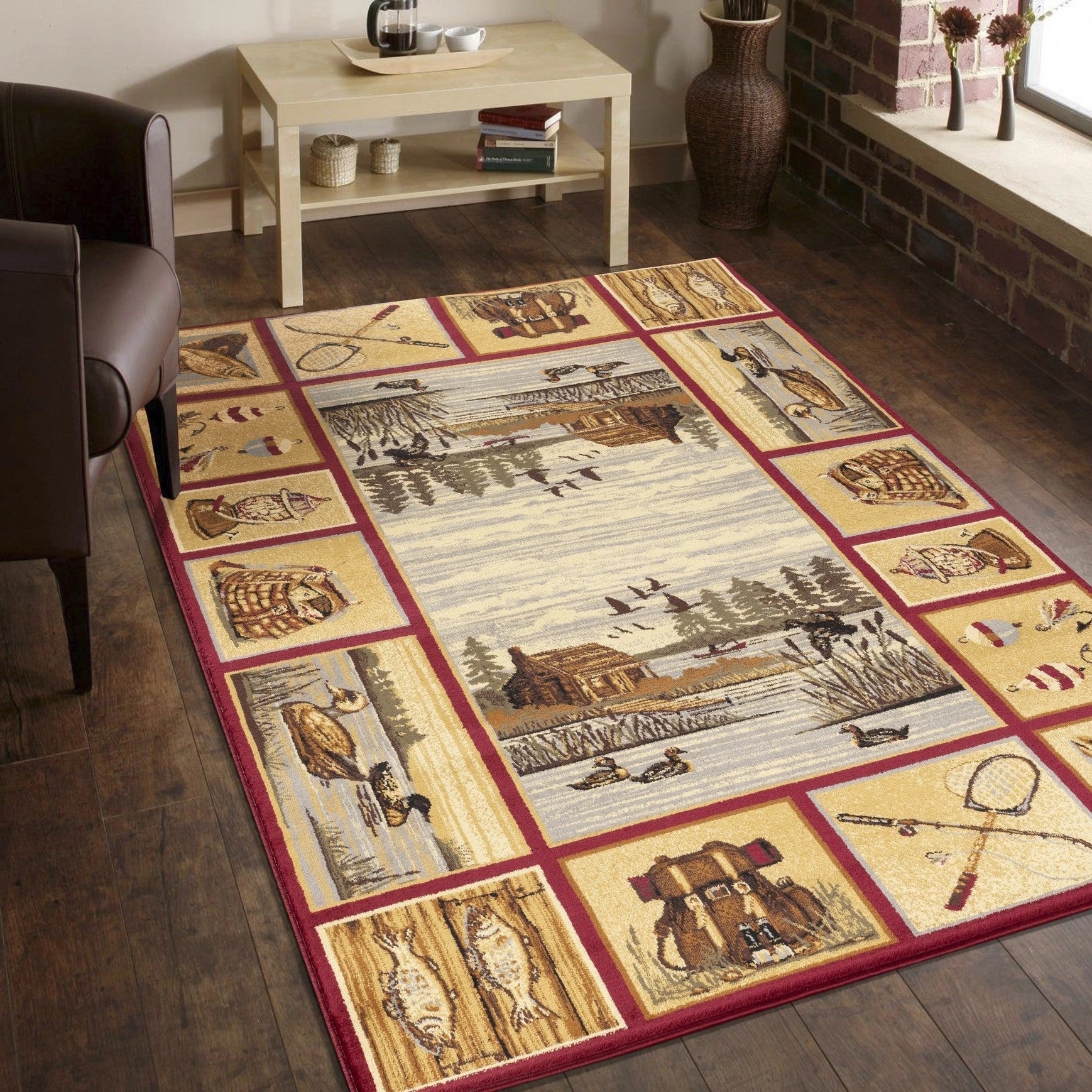 Nature's Nest Red Lodge Area Rug — CBL3003