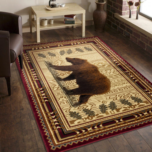 Nature's Nest Red Lodge Area Rug — CBL3007