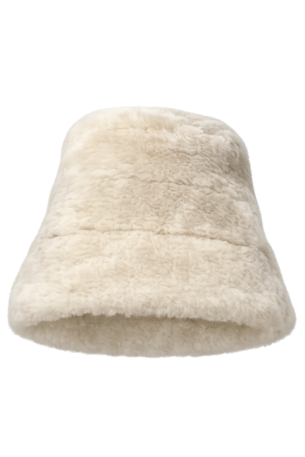Off-White genuine leather rounded-crown short-brim bucket hat