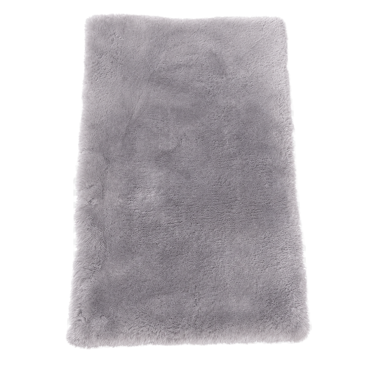 Capricornus Living Gray genuine short-pile sheepskin runner rug on a transparent background
