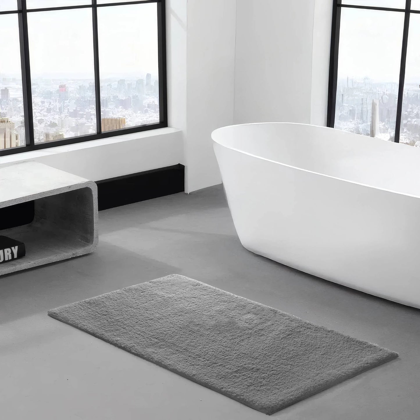 Soft Rectangular Bath Rug