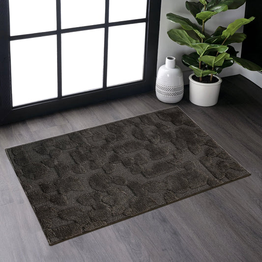Step Brown High-Low Area Rug