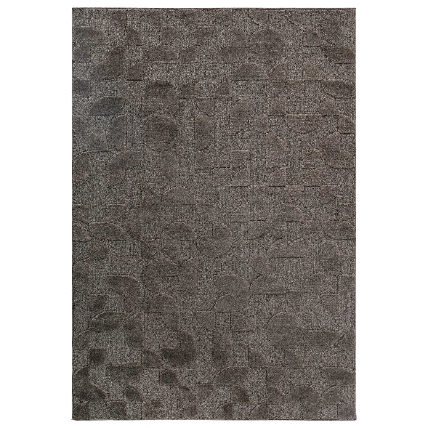 Step Brown High-Low Area Rug