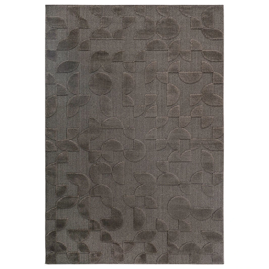 Step Brown High-Low Area Rug