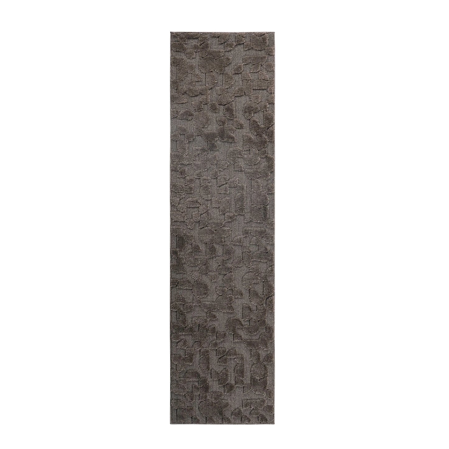 Step Brown High-Low Area Rug