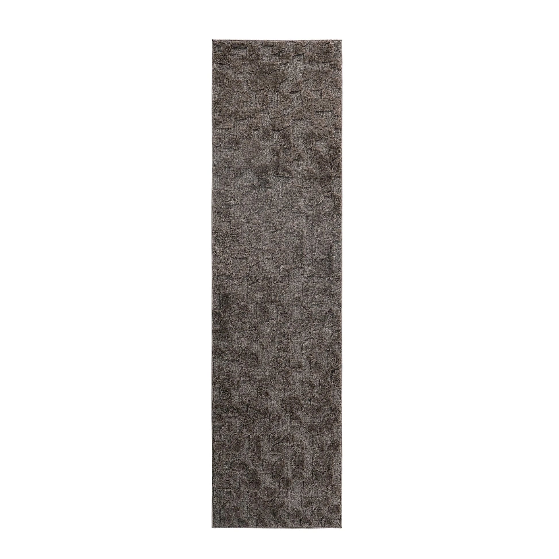 Step Brown High-Low Area Rug