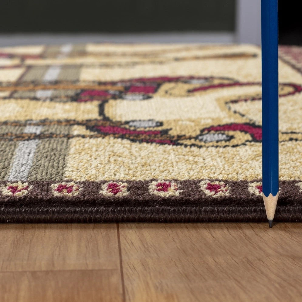 Tribes Beige Southwest Area Rug — YLS4009