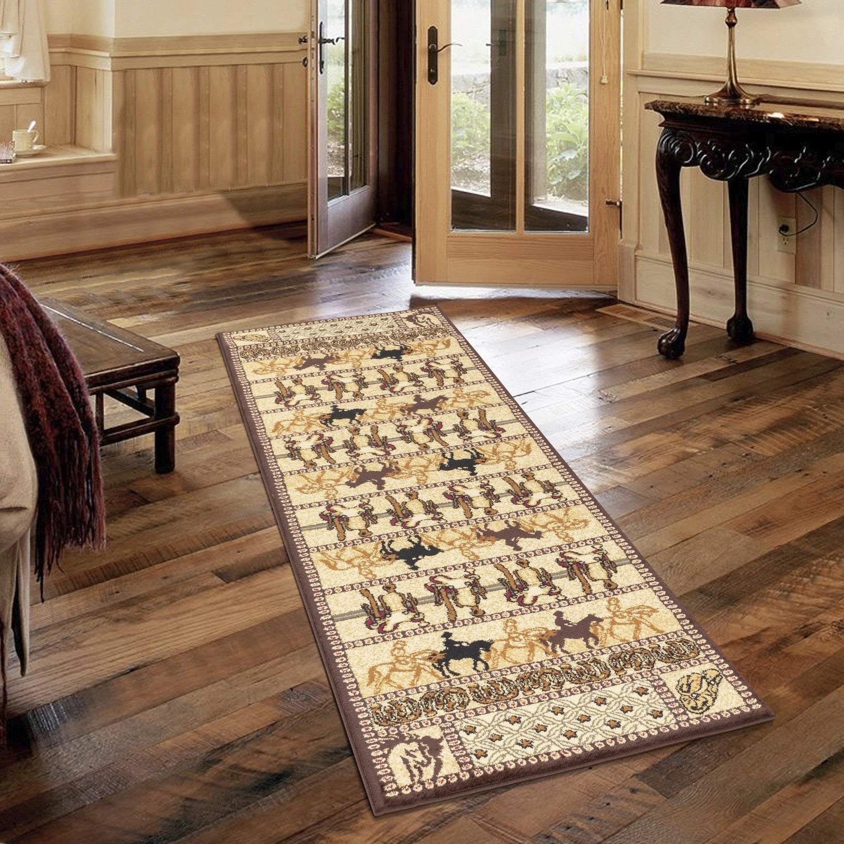 Tribes Beige Southwest Area Rug — YLS4009