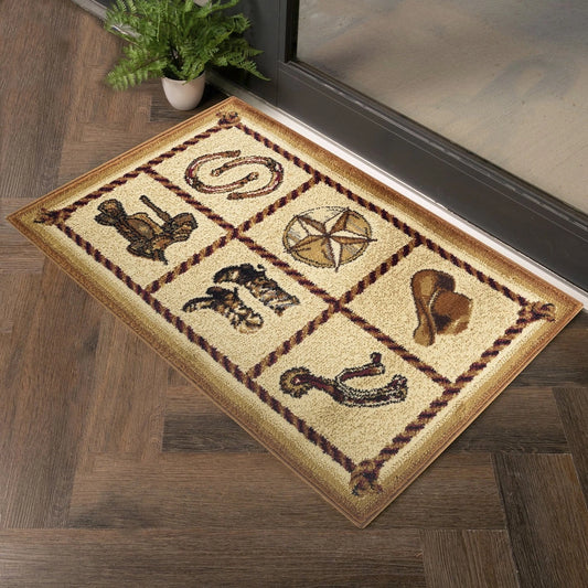 Tribes Beige Southwest Area Rug — YLS4010