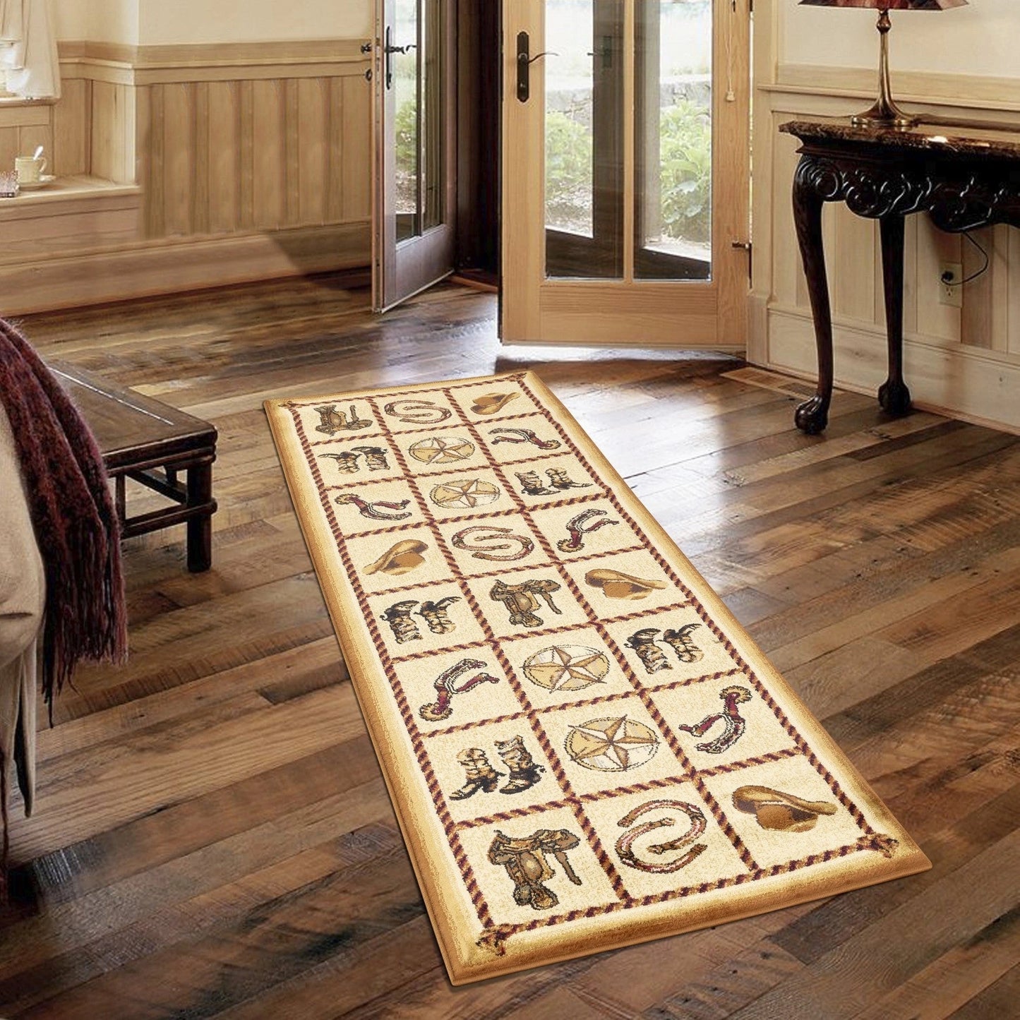 Tribes Beige Southwest Area Rug — YLS4010
