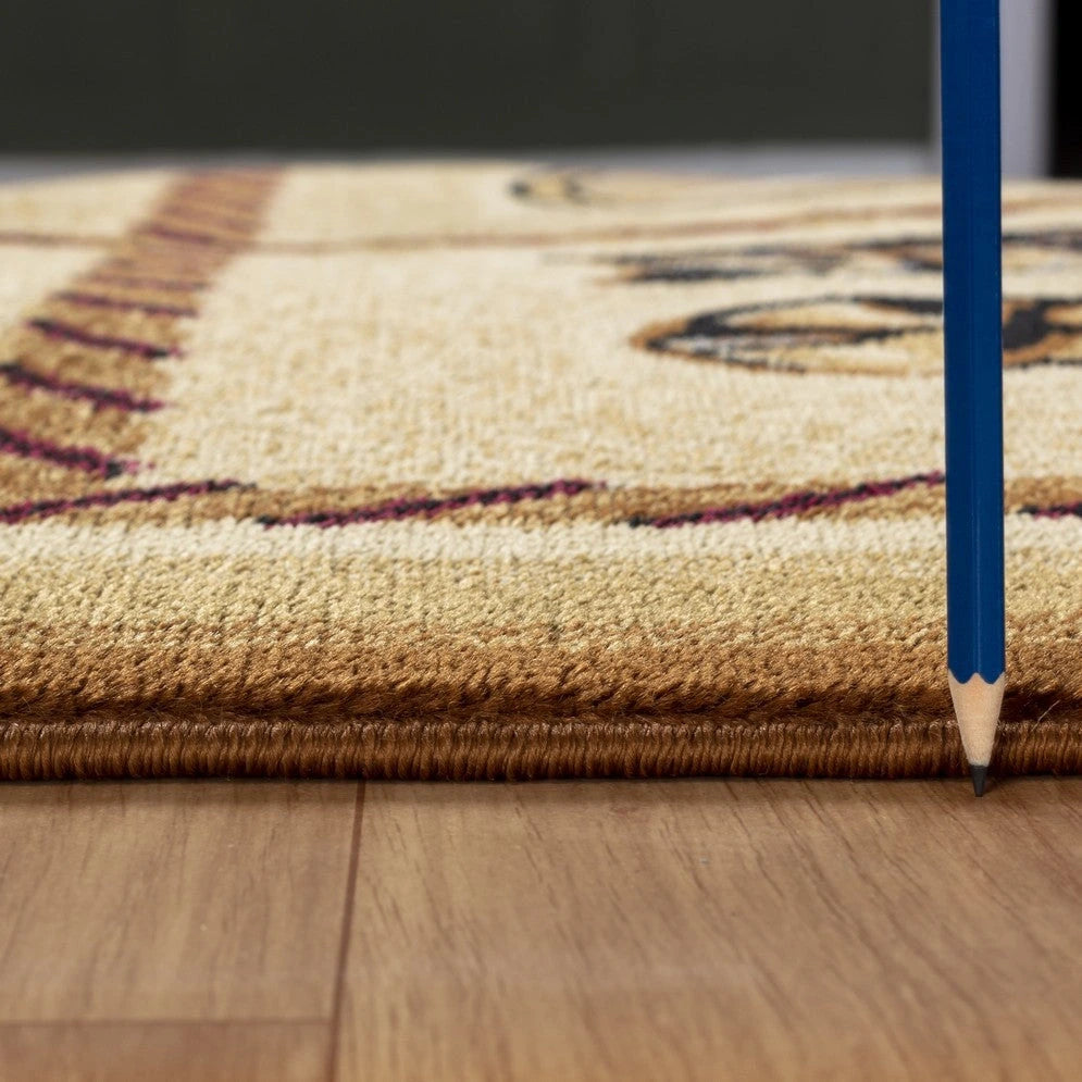 Tribes Beige Southwest Area Rug — YLS4010