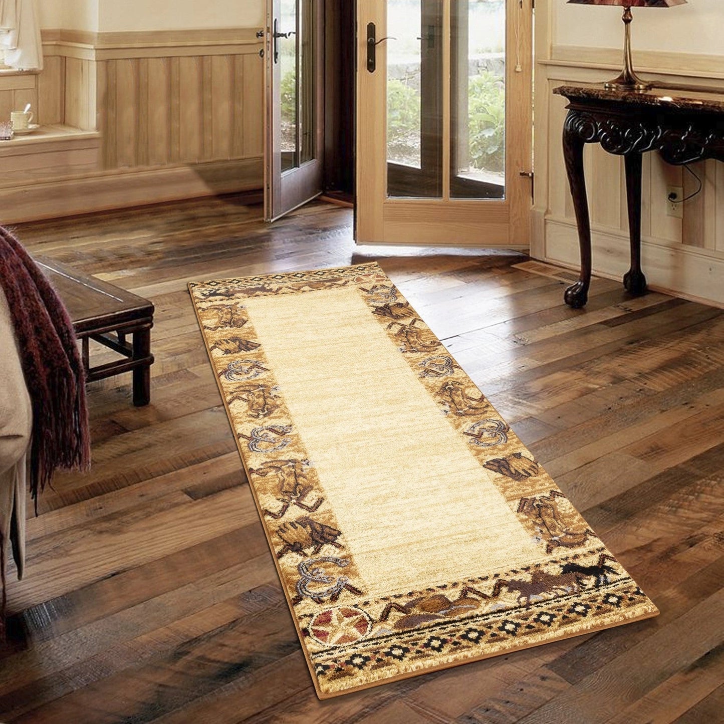 Tribes Beige Southwest Area Rug — YLS4011