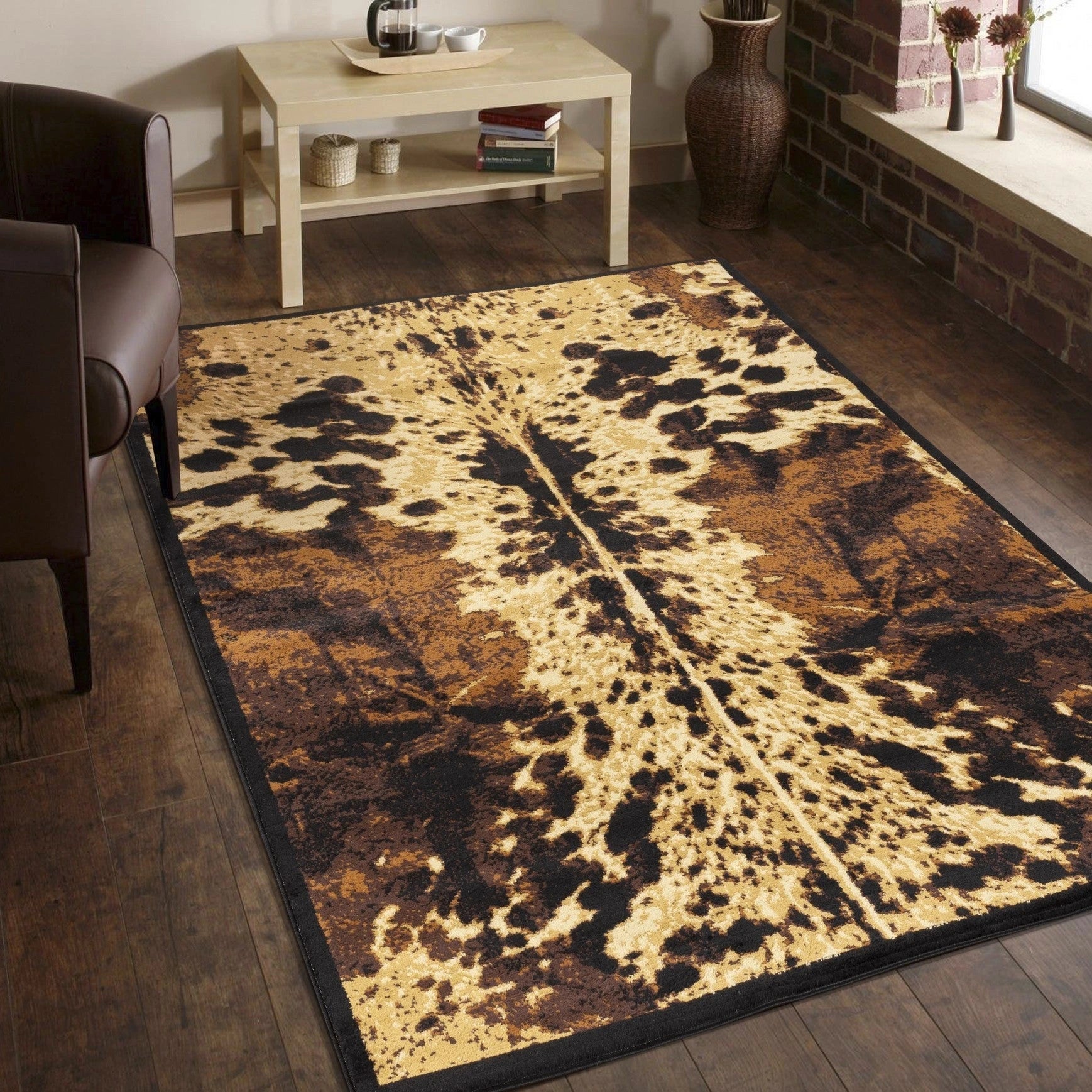 Tribes Black Southwest Area Rug — YLS4008