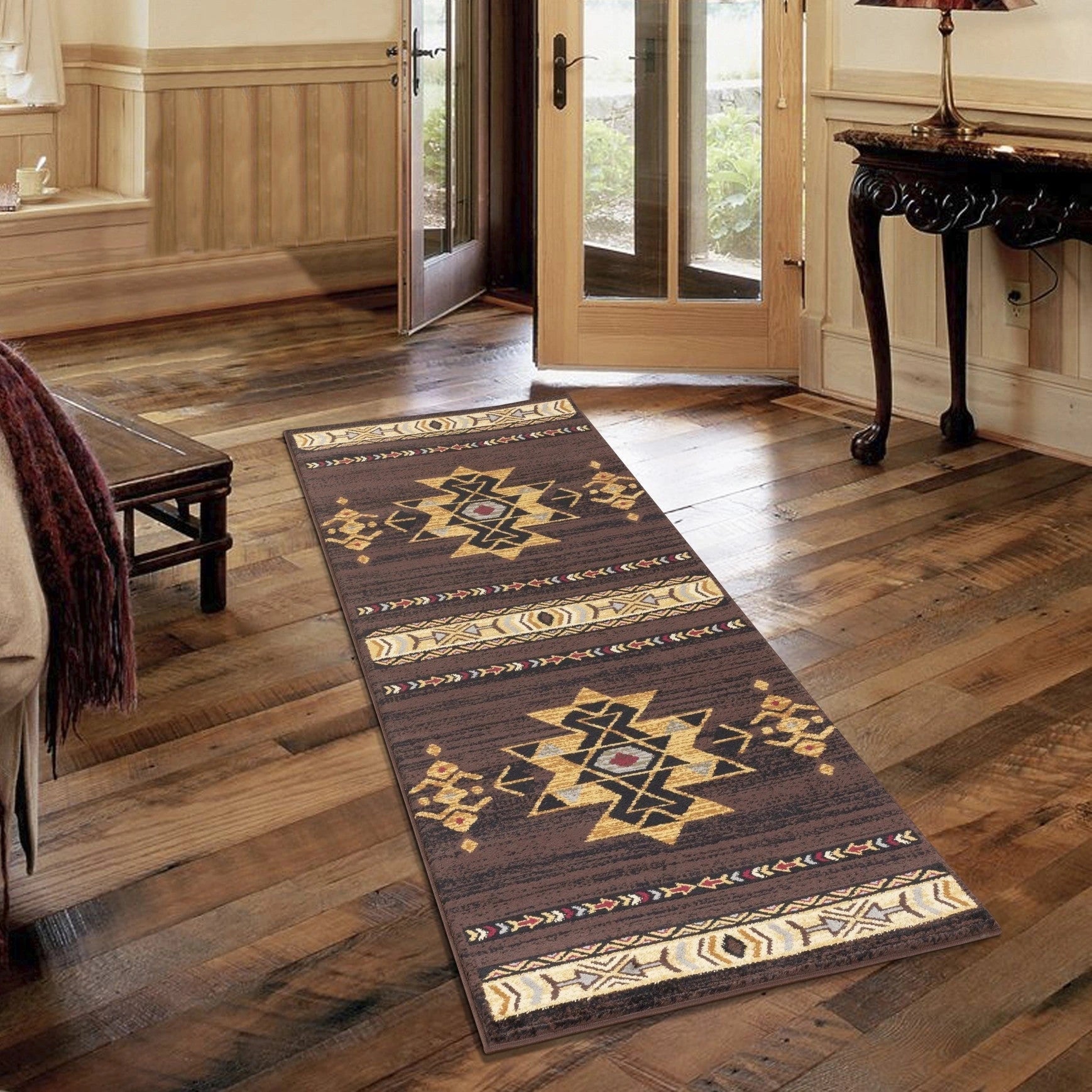 Tribes Brown Southwest Area Rug — YLS4005